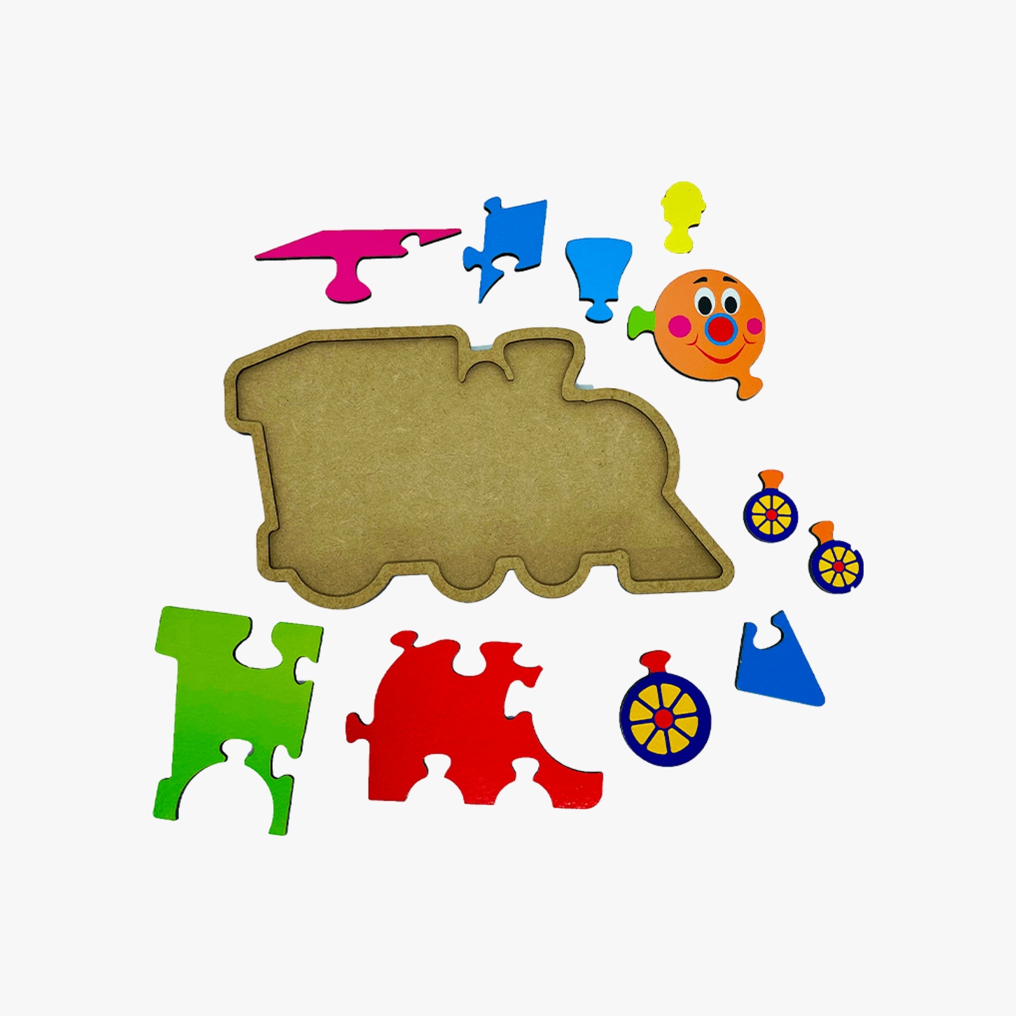 Quebra-Cabeça Trem 11 Peças Maninho Brinquedos