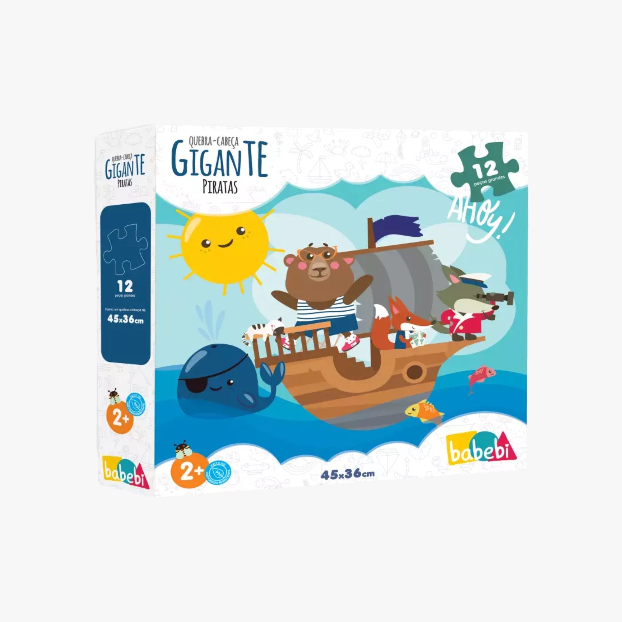Quebra-Cabeça Gigante Piratas