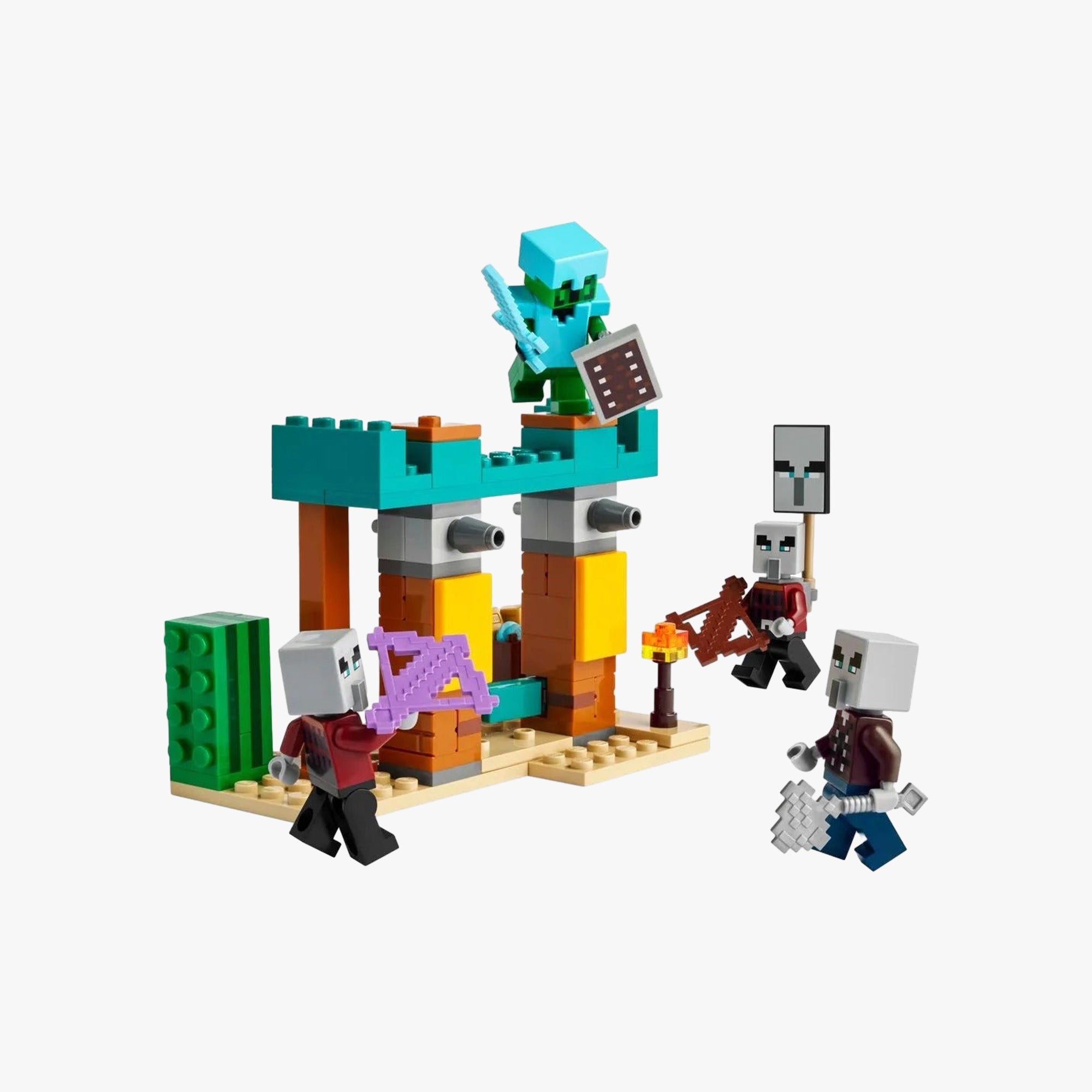 Lego Minecraft - A Patrulha do Deserto de Illager