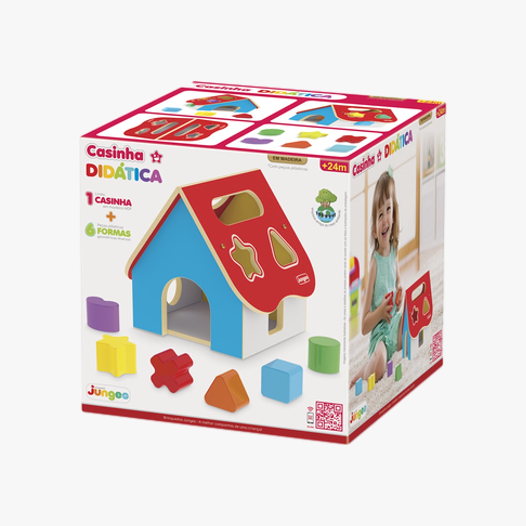Brinquedo Casinha Didática de Encaixe