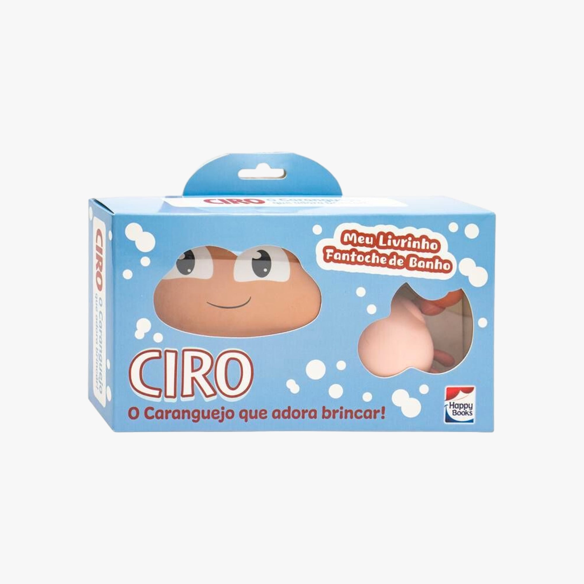 Livro de Banho Fantoche : Ciro, o Caranguejo adora brincar