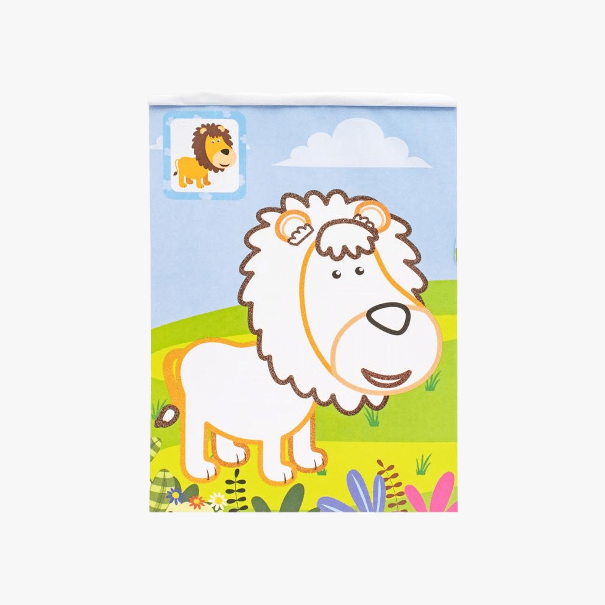 Livro-Pad de Colorir com Glitter Selva