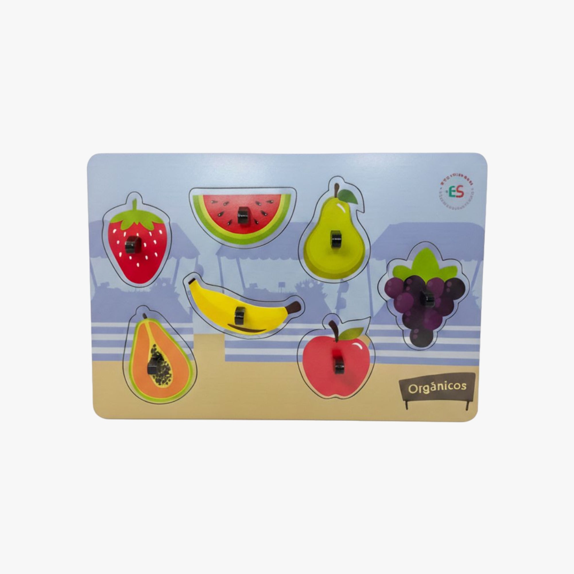 Quebra-Cabeça Infantil 7 Peças Frutas