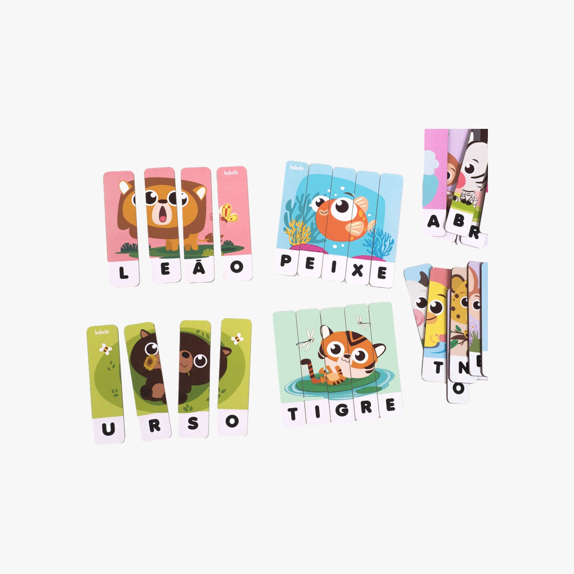 Quebra-Cabeça Educativo Soletrando Animais