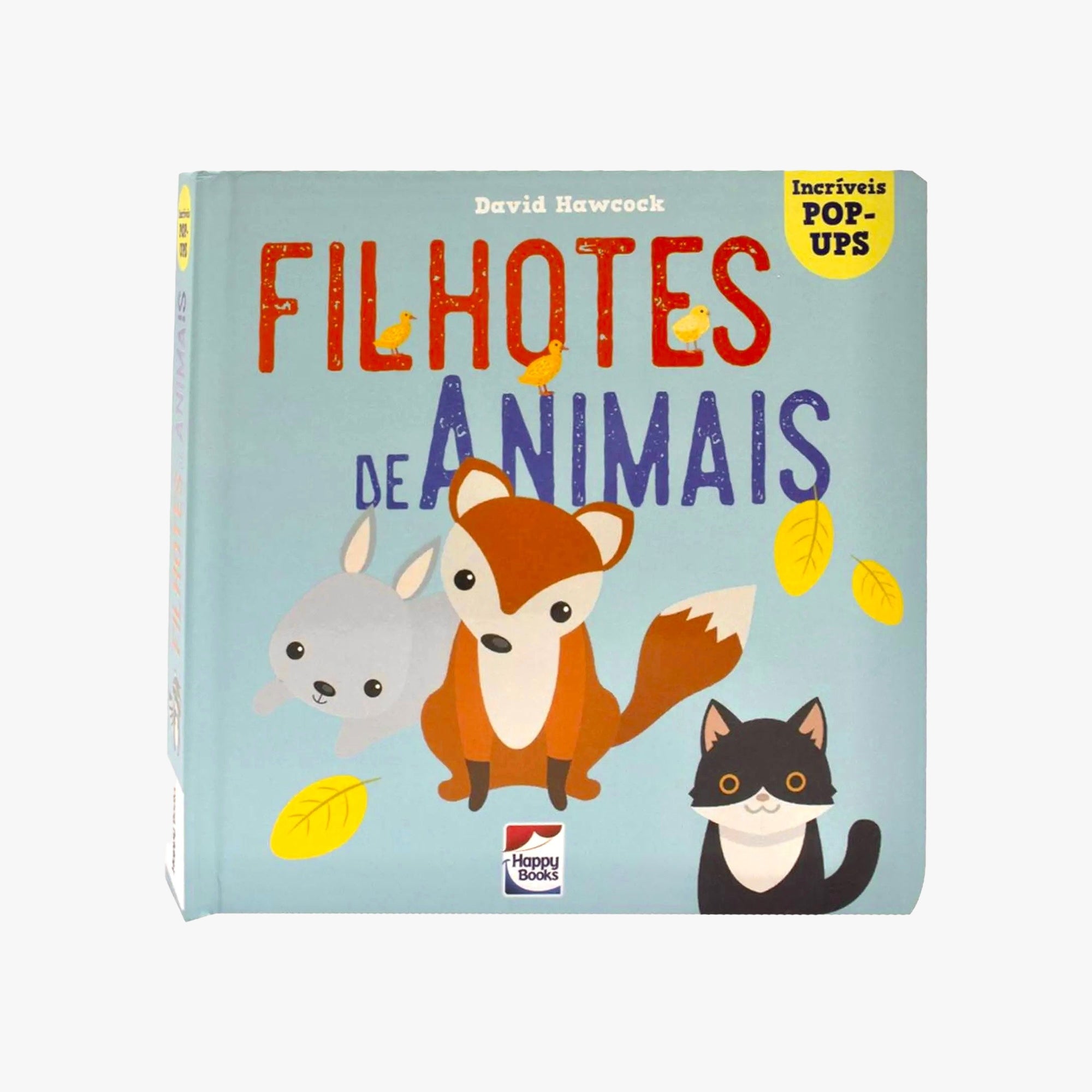 Livro Infantil Filhotes de Animais Pop Ups