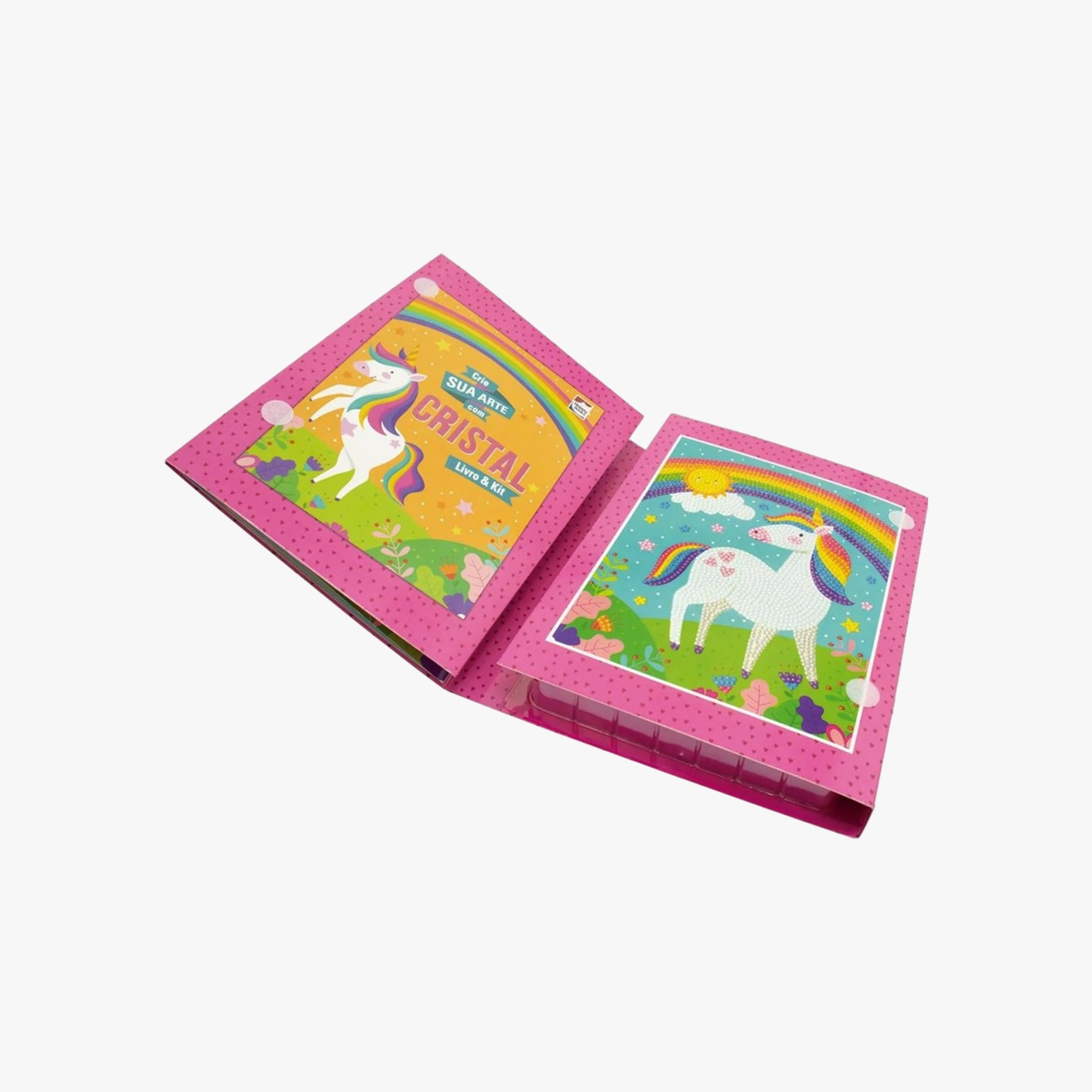 Livro e Kit Crie sua Arte com Cristal