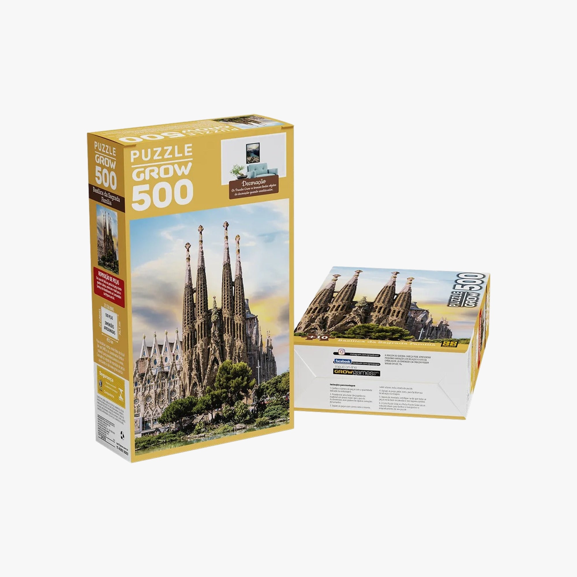 Quebra-Cabeça Basílica da Sagrada Família 500 Peças