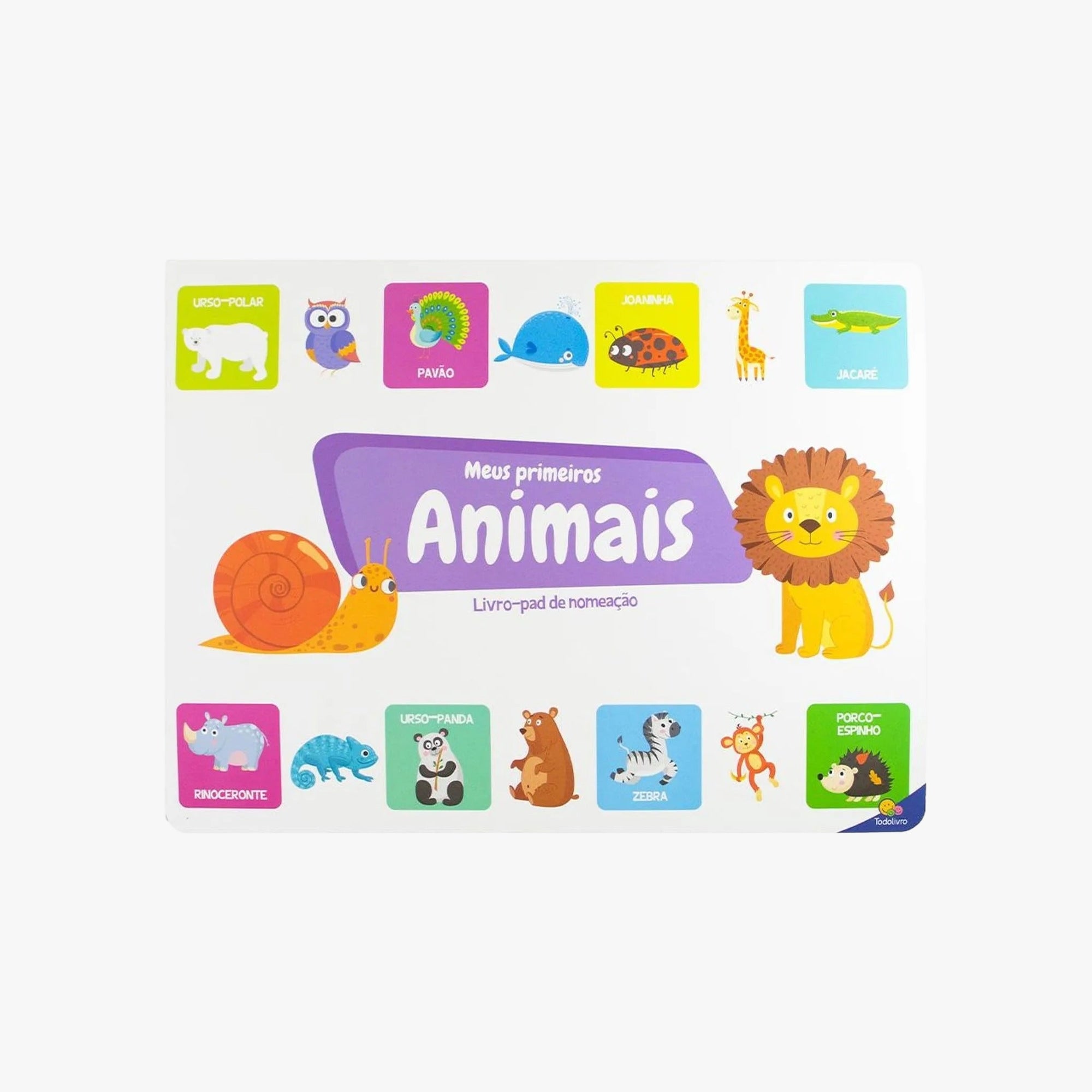 Livro-pad de Nomeação: Meus Primeiros Animais