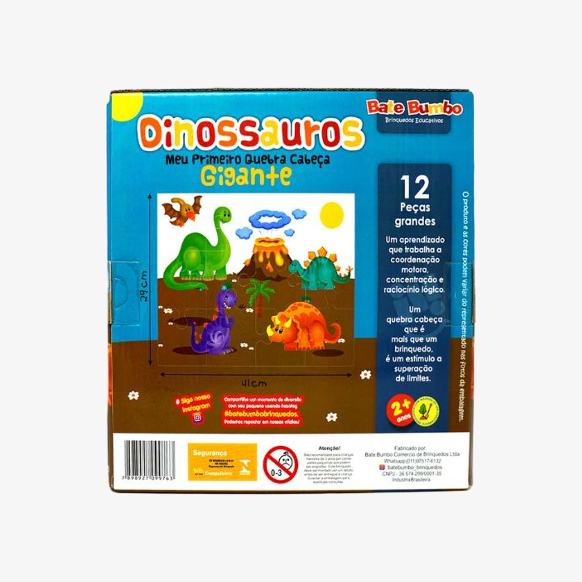 Quebra-Cabeça Infantil Dinossauro