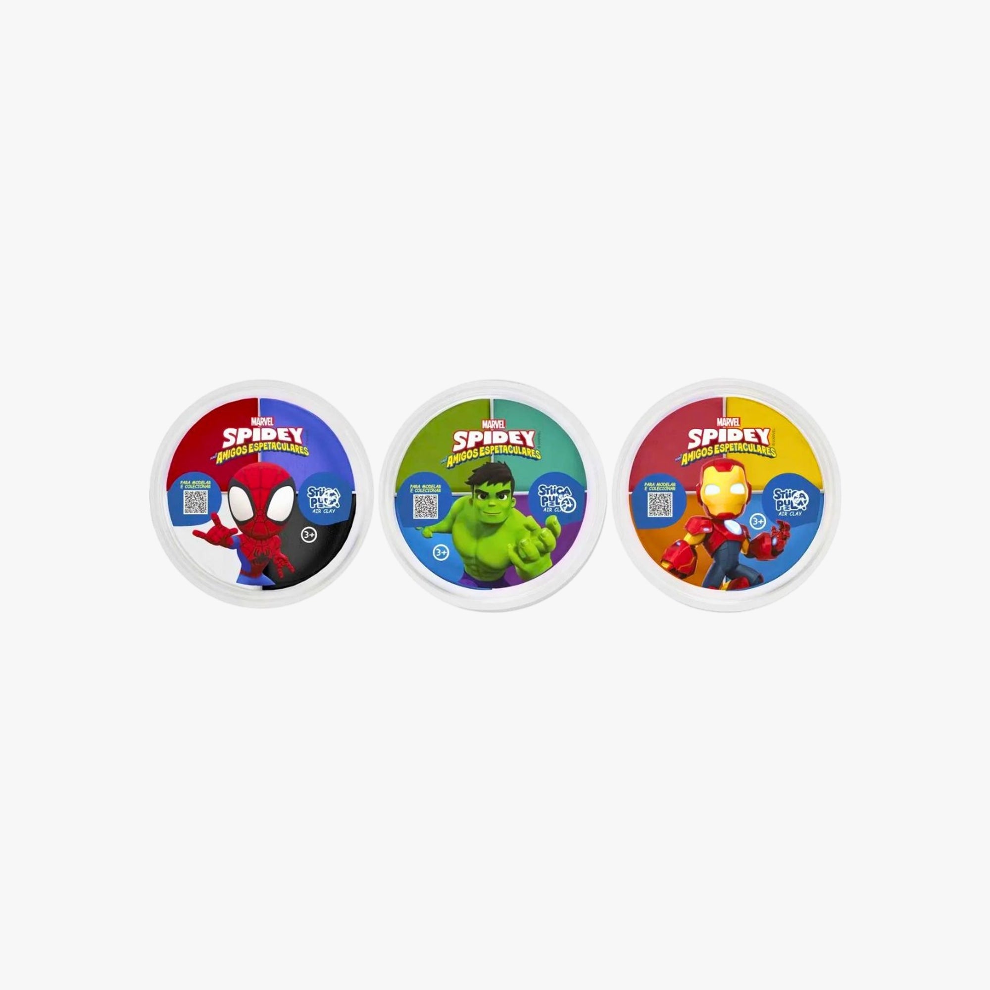 Massinha Infantil Stiica Pula Marvel Sortido
