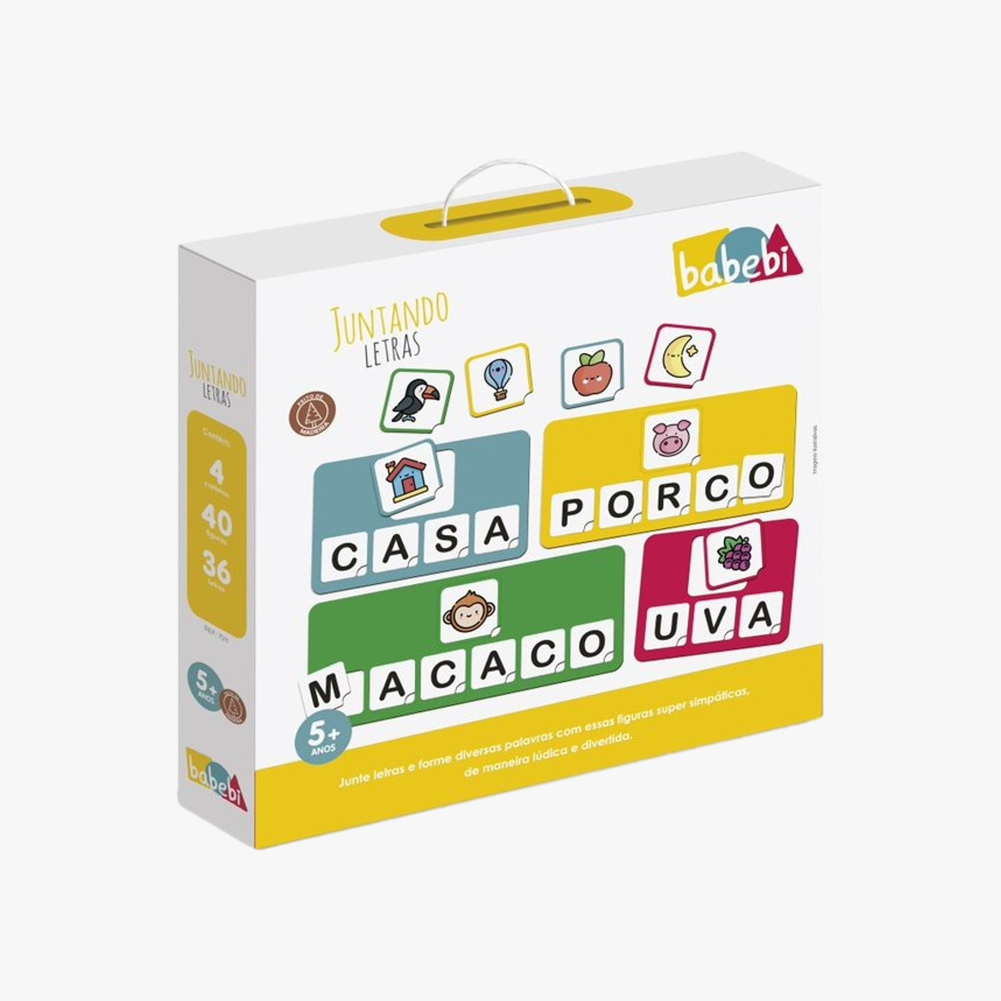 Jogo Educativo Juntando Letras