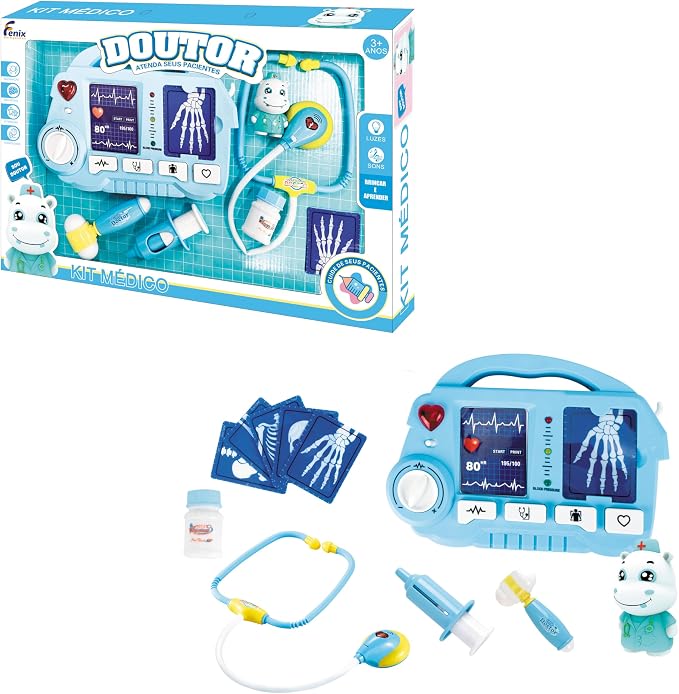 Brinquedo Kit Médico Raio X