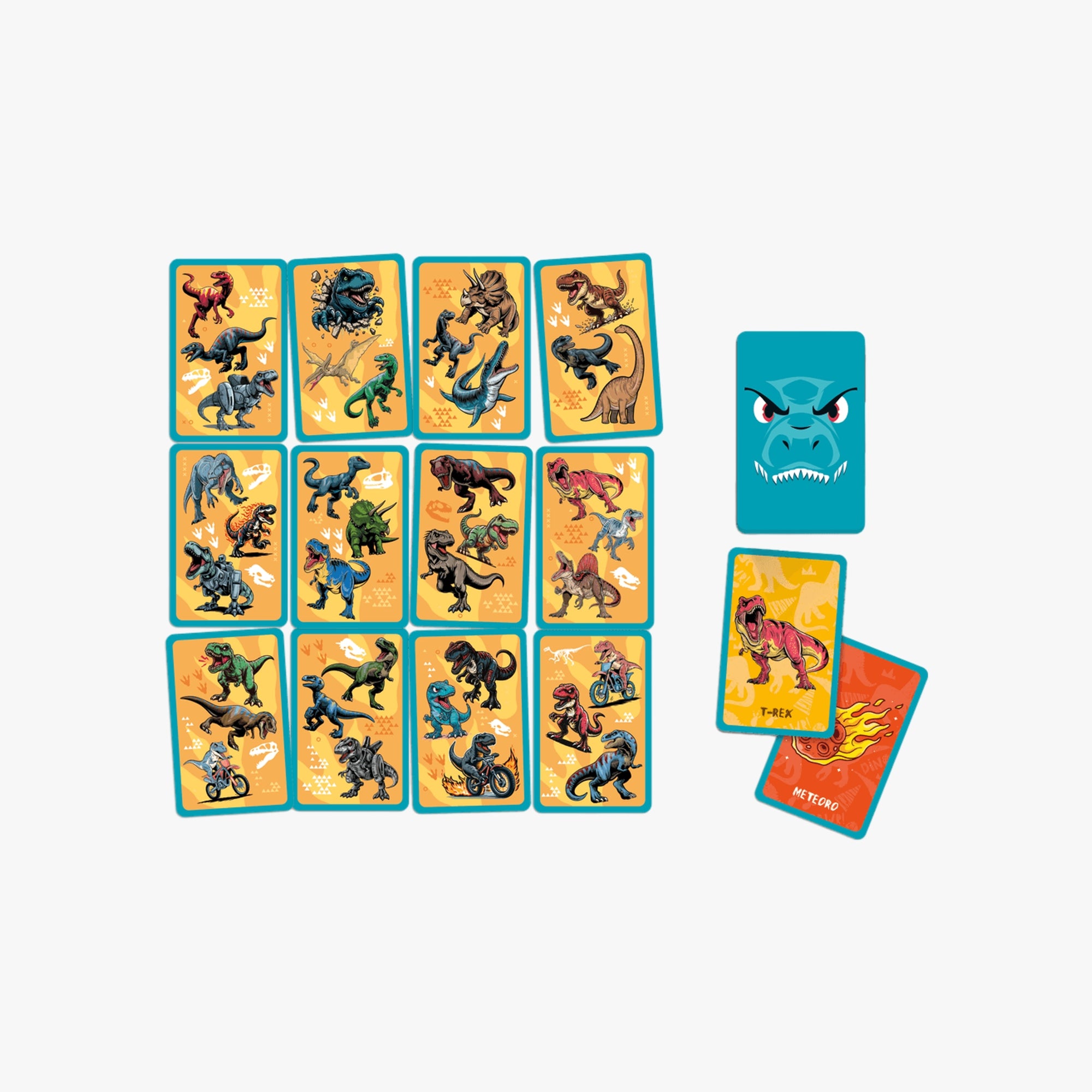 Jogo Infantil de Cartas Eu Vi! Dinossauro T-Rex
