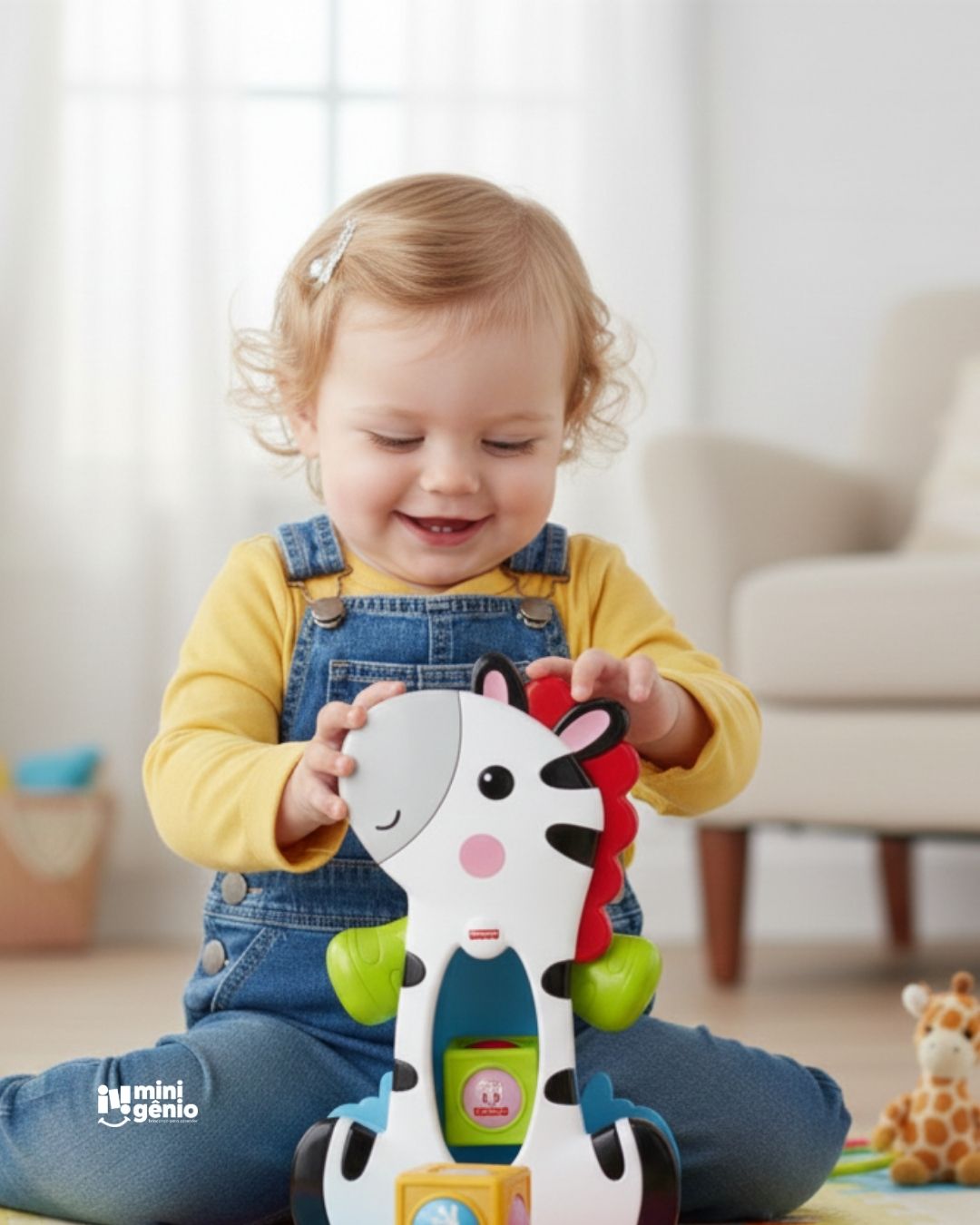 Brinquedo para Bebês Zebra Blocos Surpresa