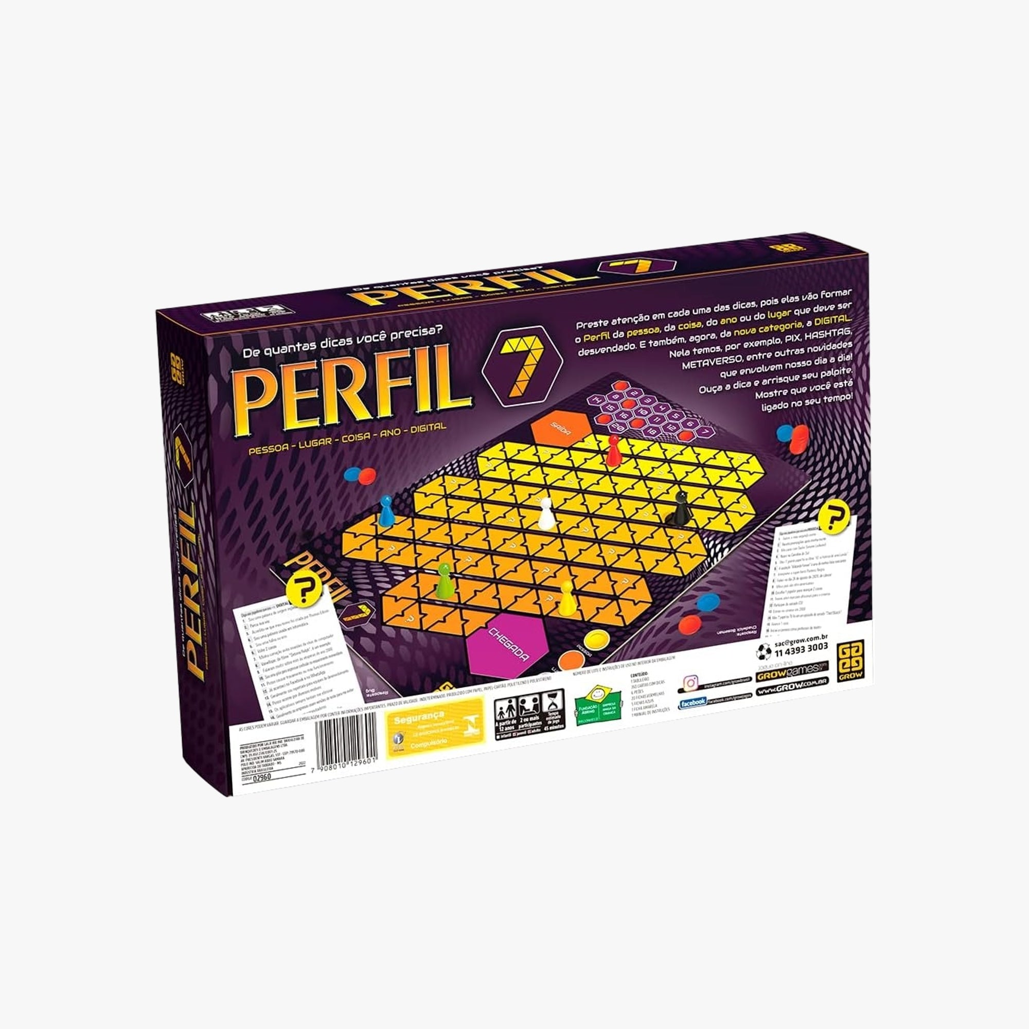 Jogo de Tabuleiro Perfil 7