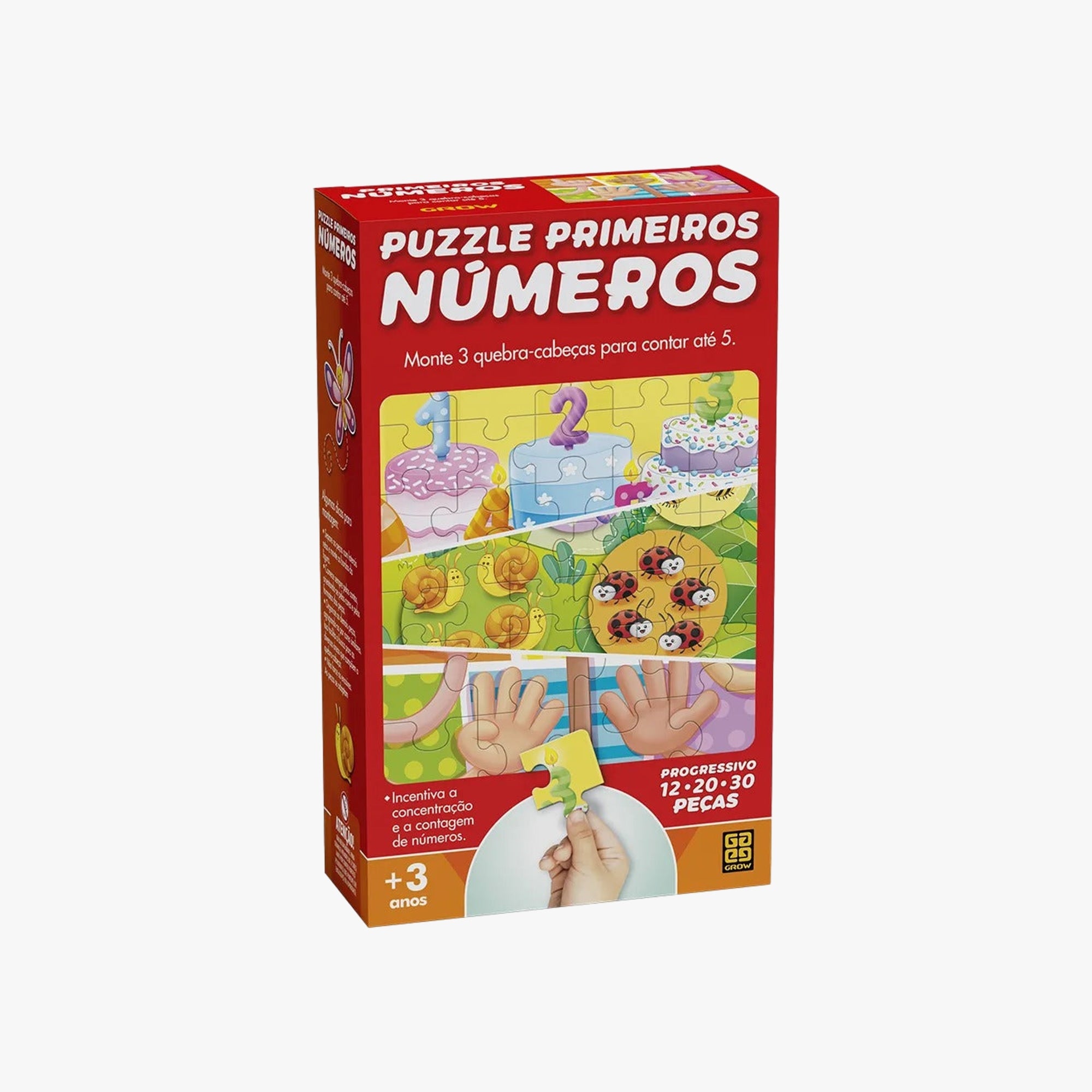 Quebra-Cabeça Progressivo Primieros Números