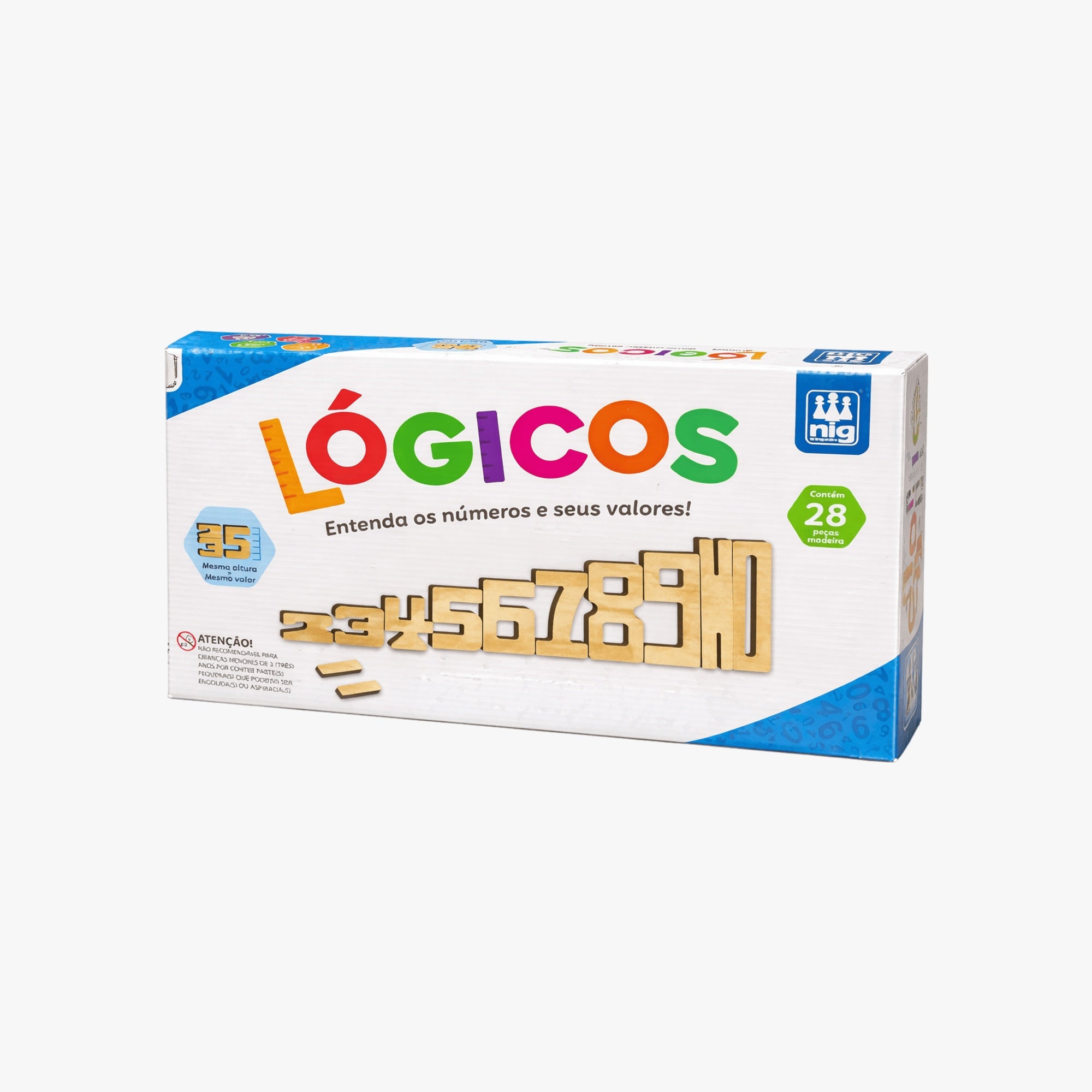 Brinquedo Lógicos - Entenda os Números e seus Valores
