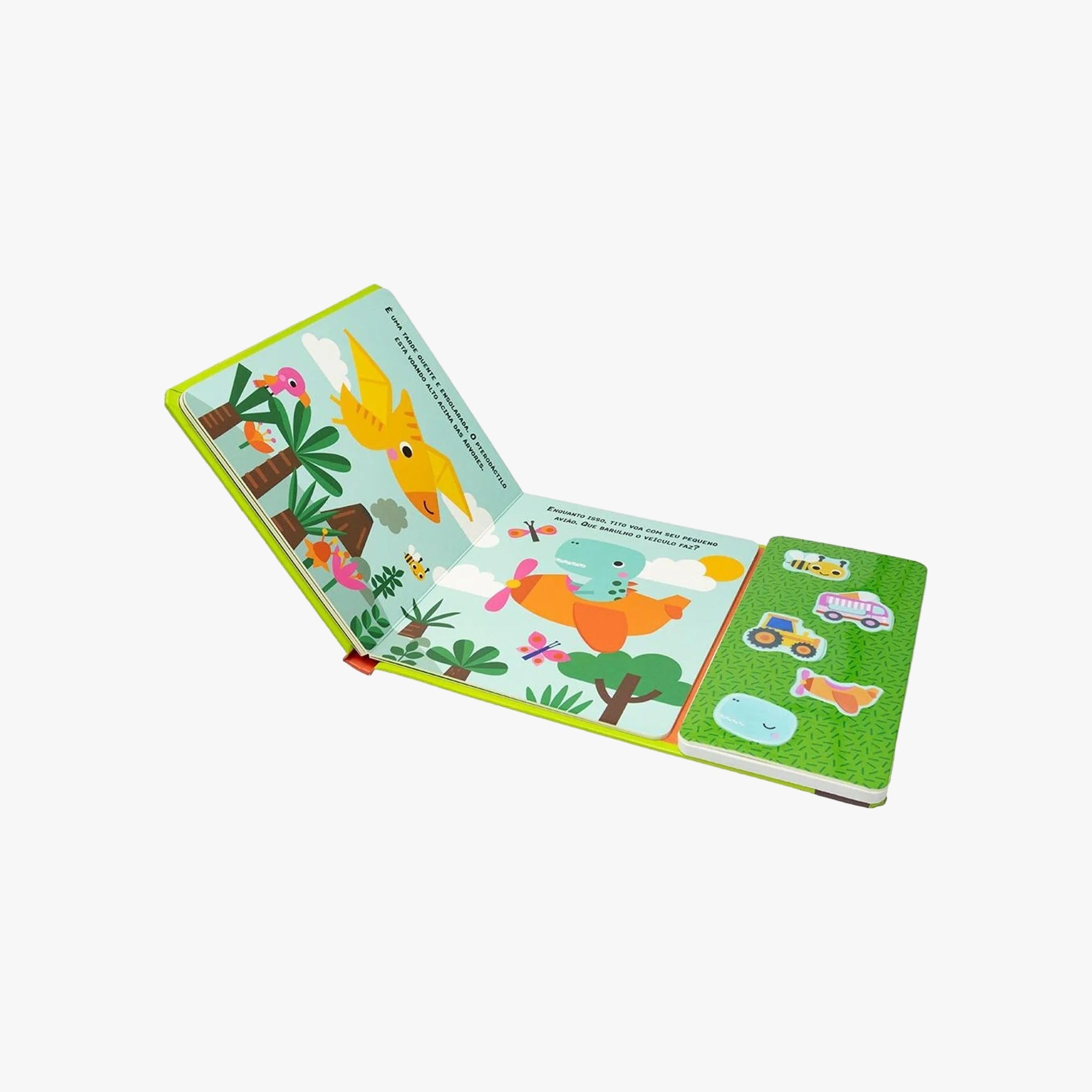 Livro Sonoro e Aventuras Dinossauros
