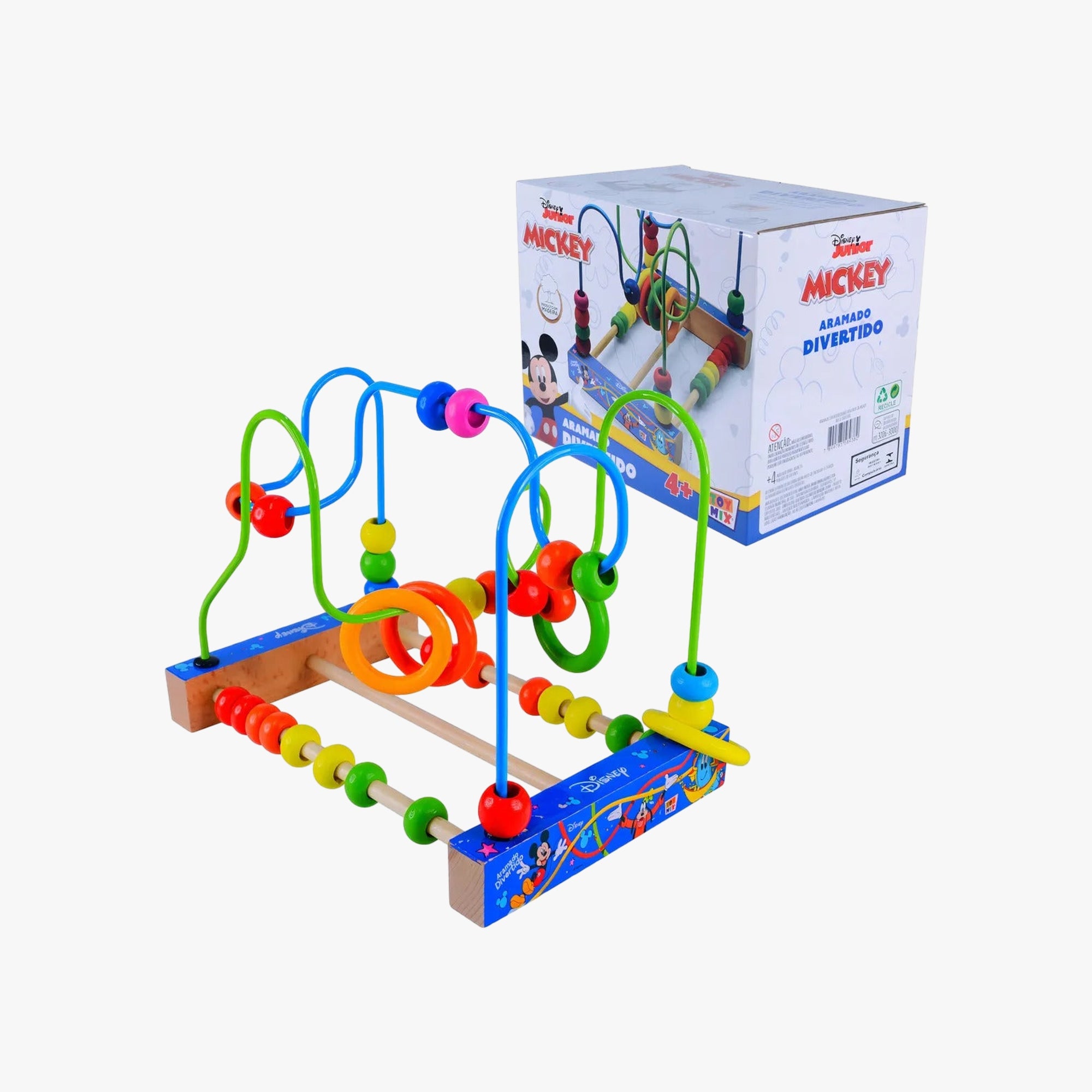 Brinquedo Educativo Aramado Divertido Mickey