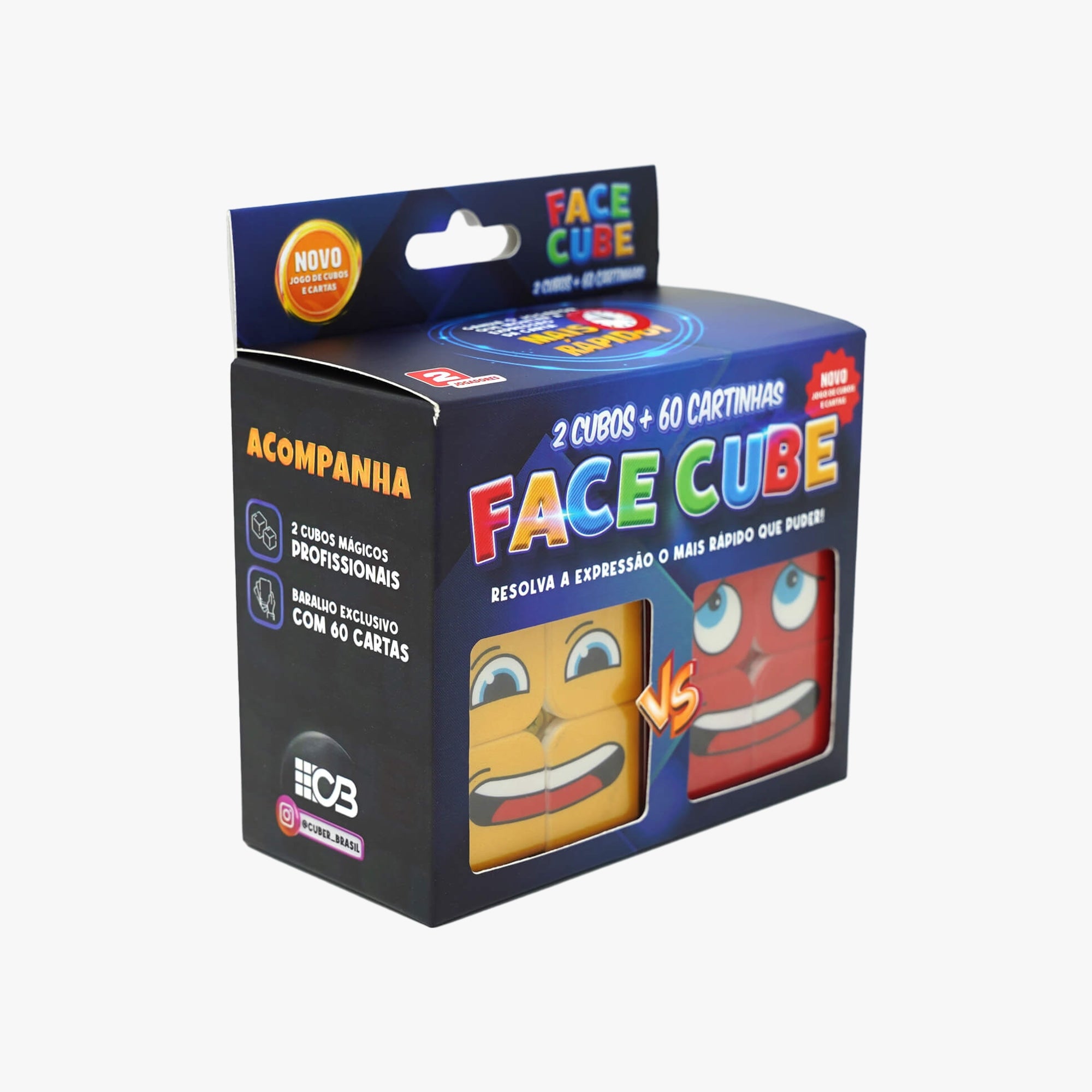 Jogo Face Cube 2 Cubos + 60 Cartas