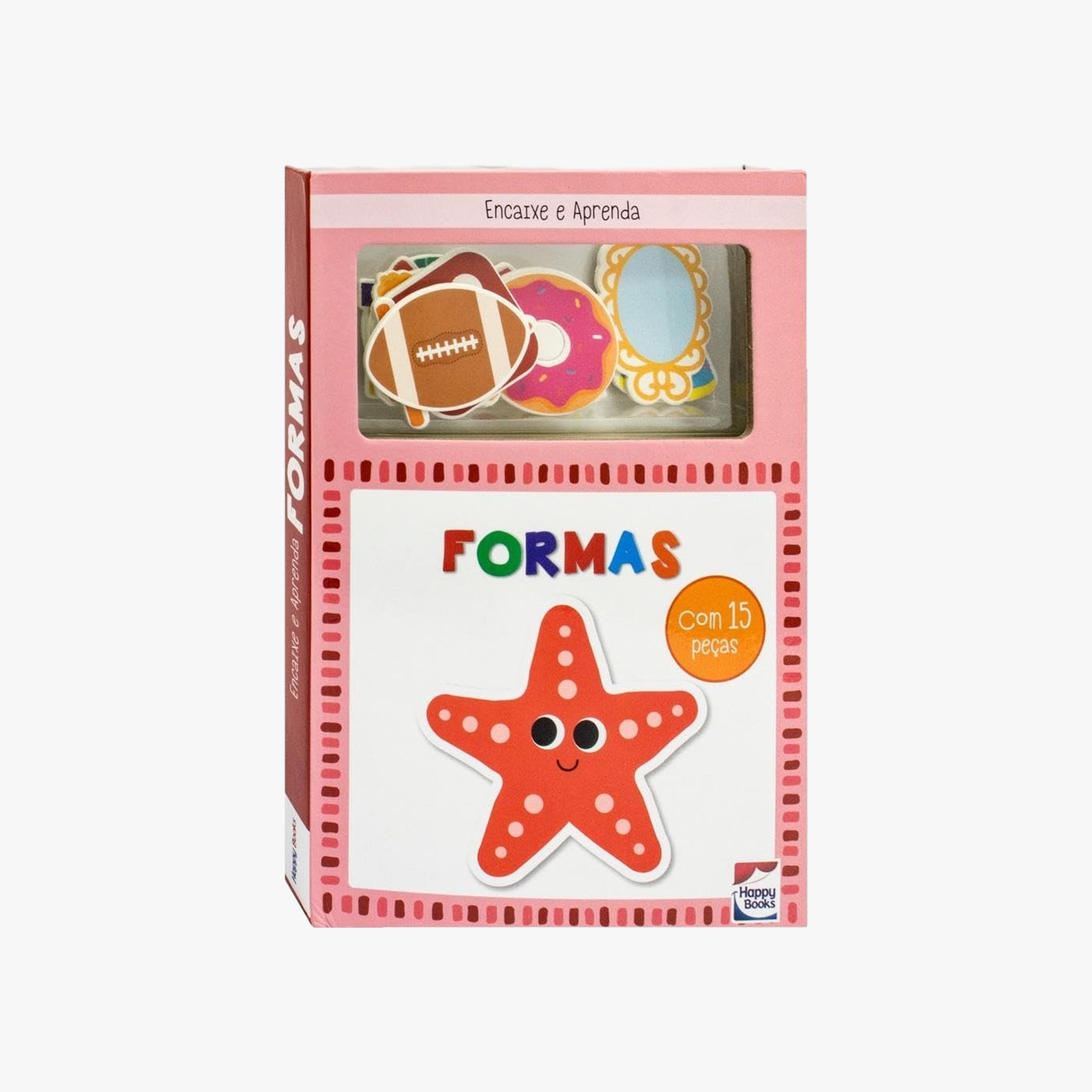 Livro Infantil Encaixe e Aprenda Formas
