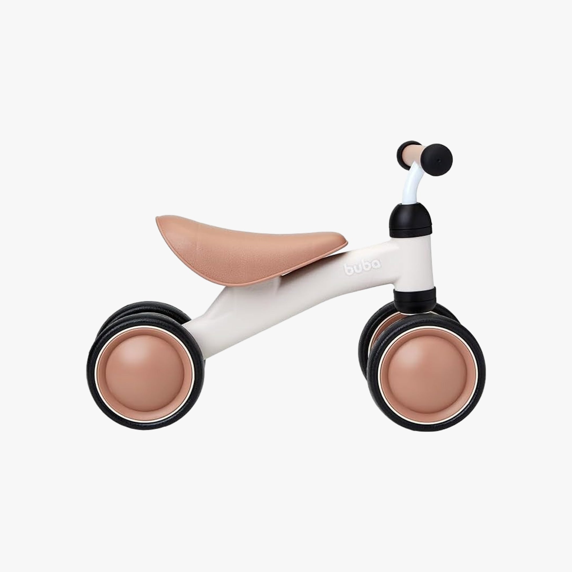 Bicicleta De Equilibrio Buba 4 Rodas Bege