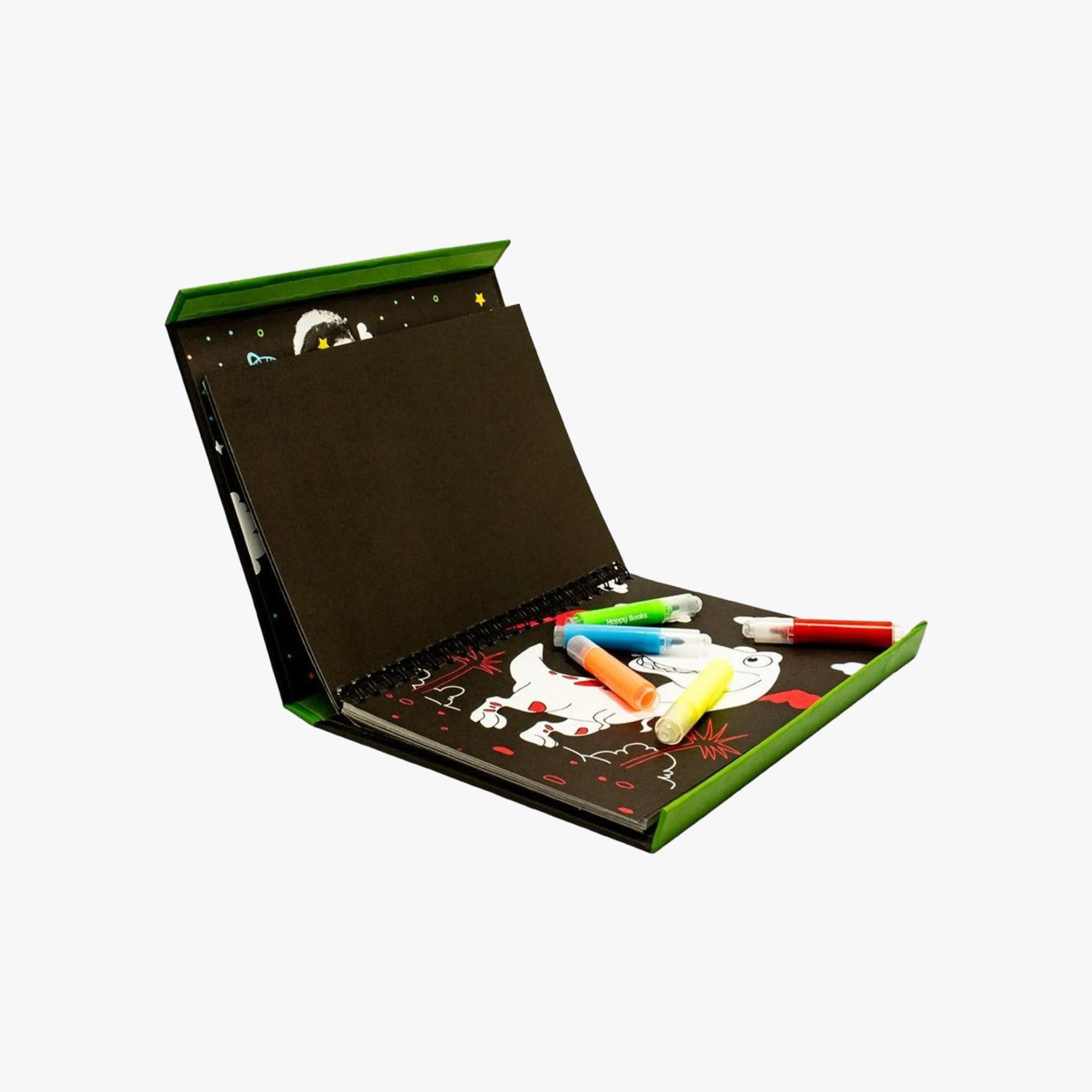 Livro de Colorir Neon Dinossauros