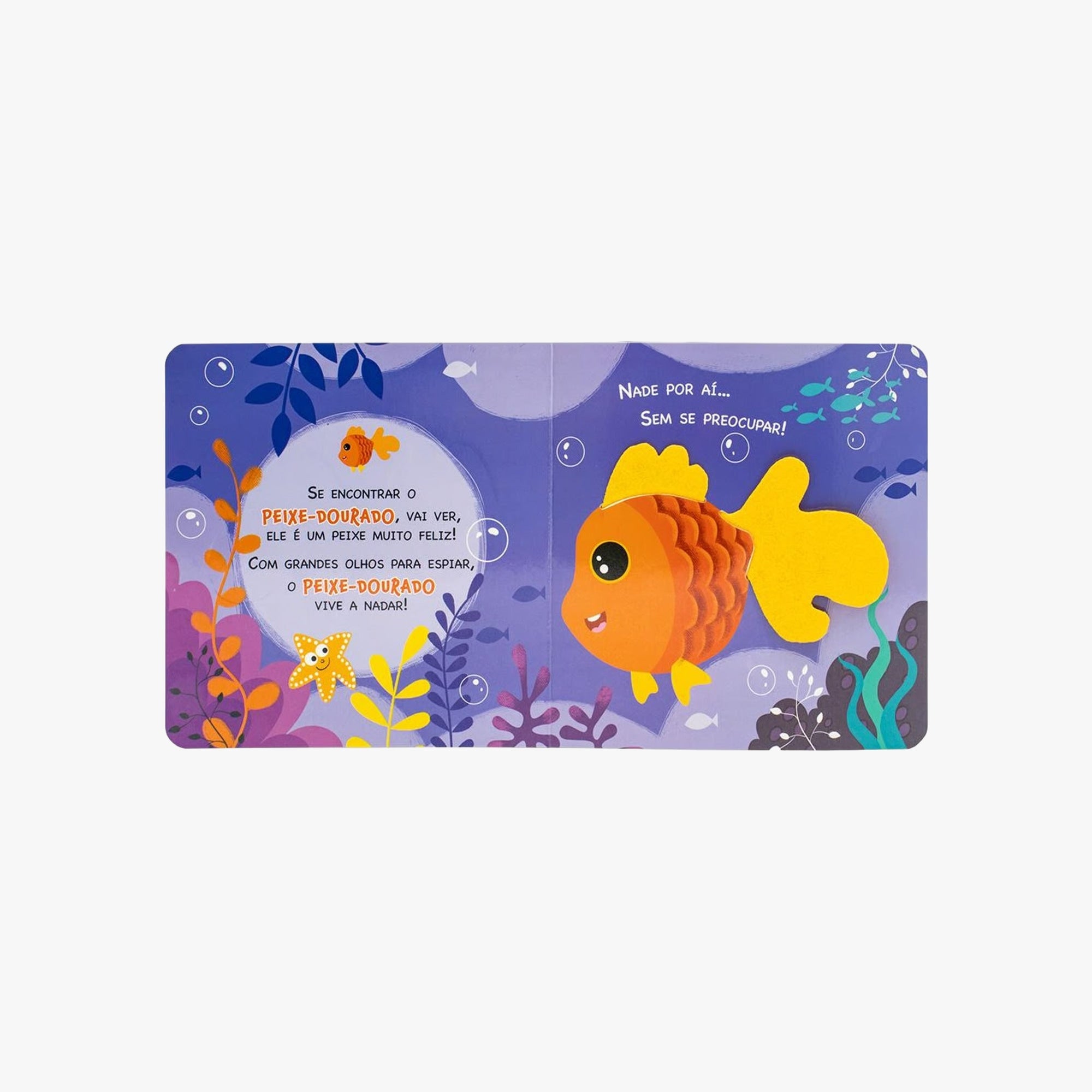 Livro Amiguinhos de Feltro Oceano