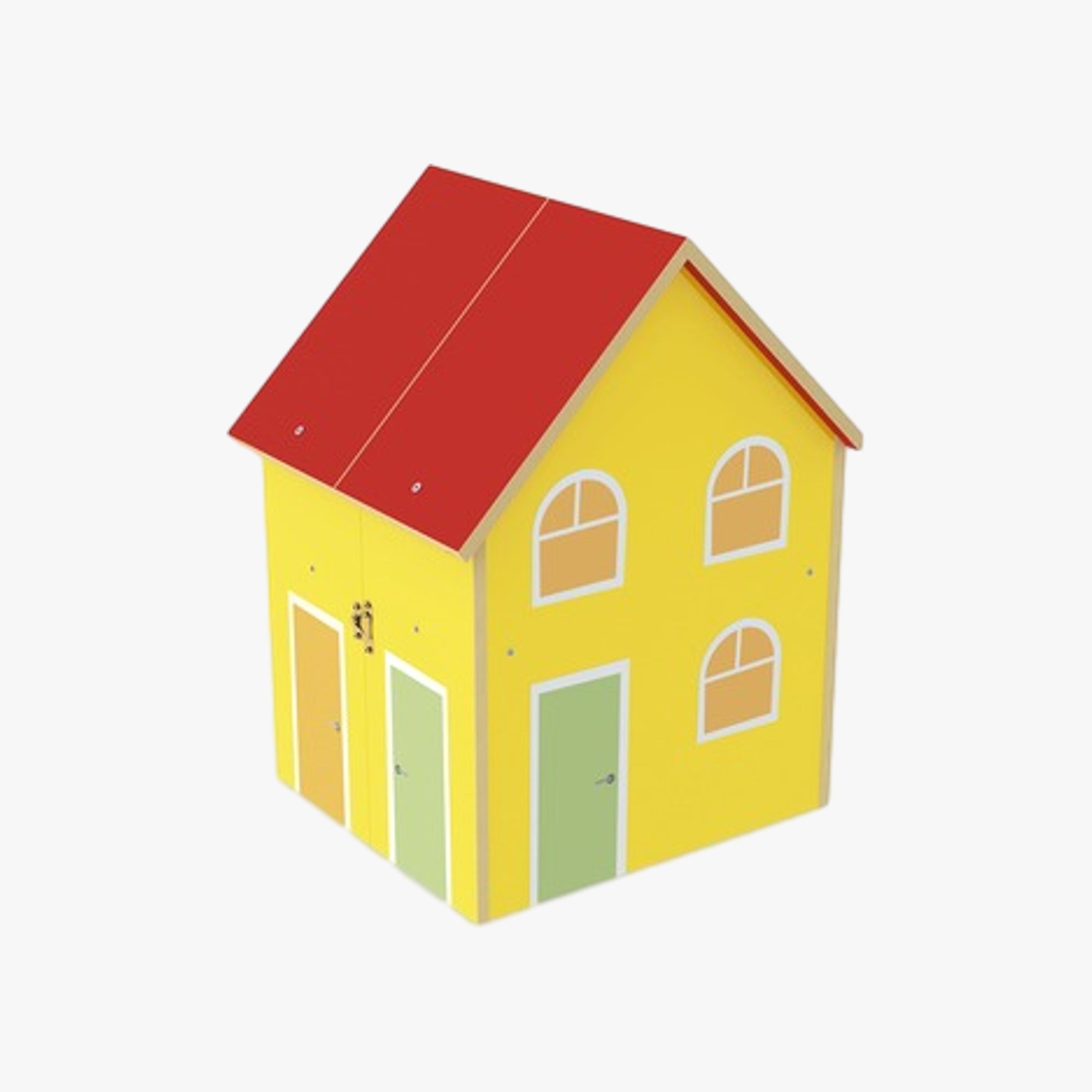 Casinha de Boneca em Madeira Yellow House