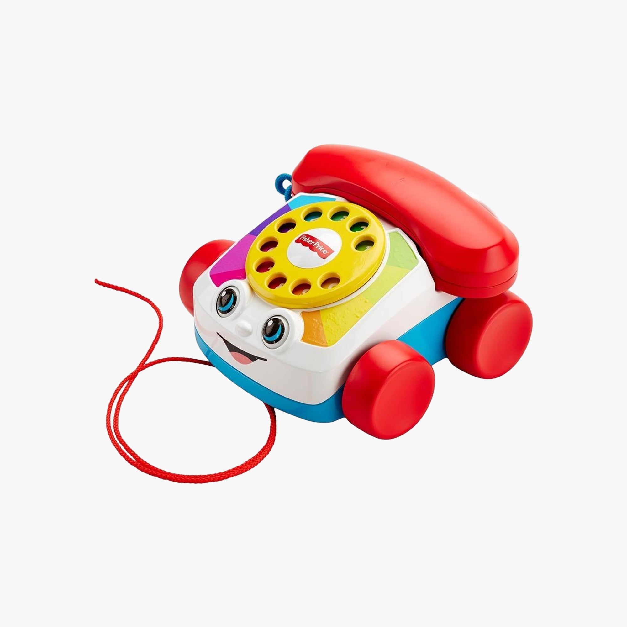 Brinquedo Telefone feliz com disco giratório