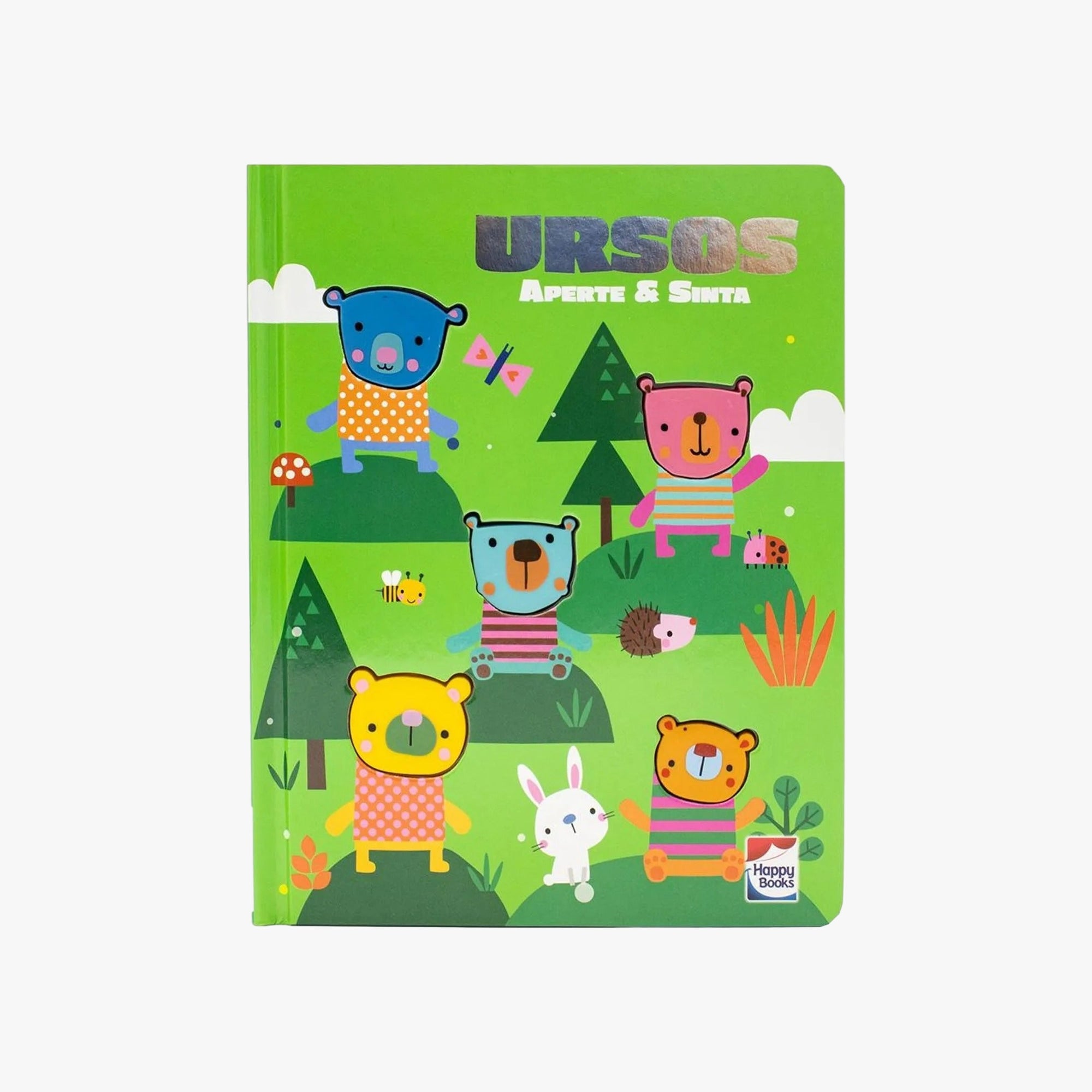 Livro Sensorial Aperta e Sinta Ursos
