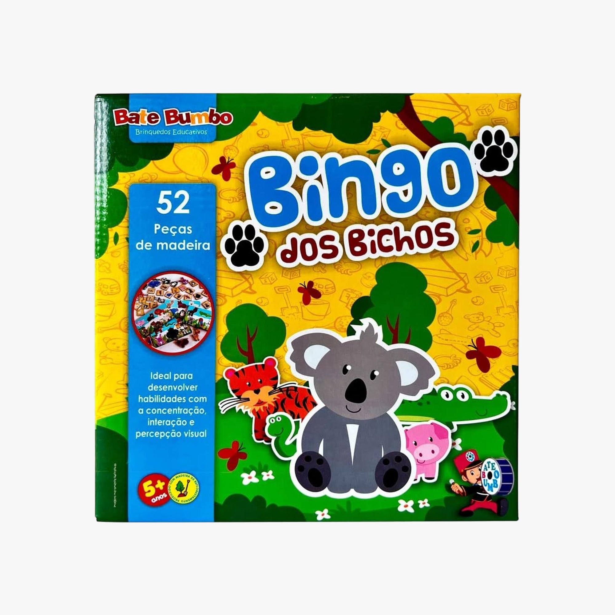 Jogo Infantil Bingo dos Bichos