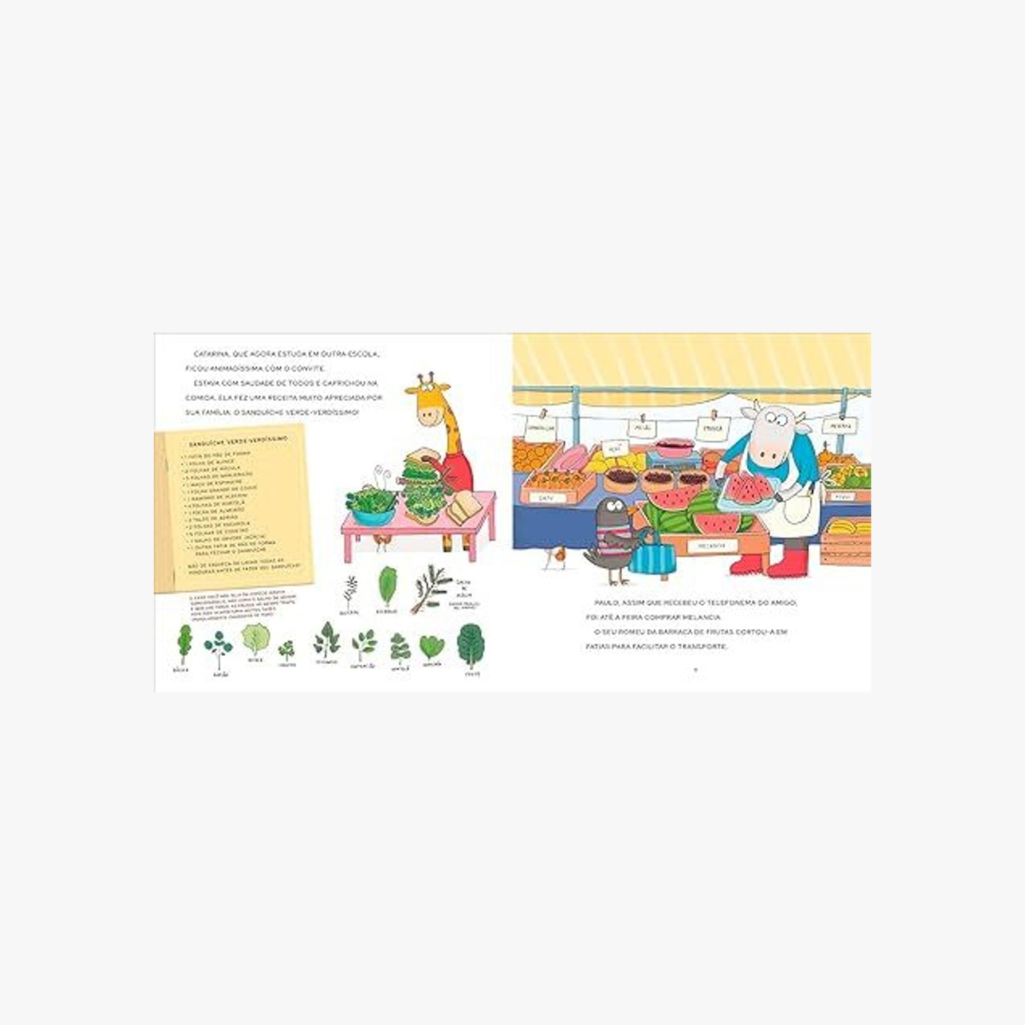 Livro Infantil O Piquenique do Gildo