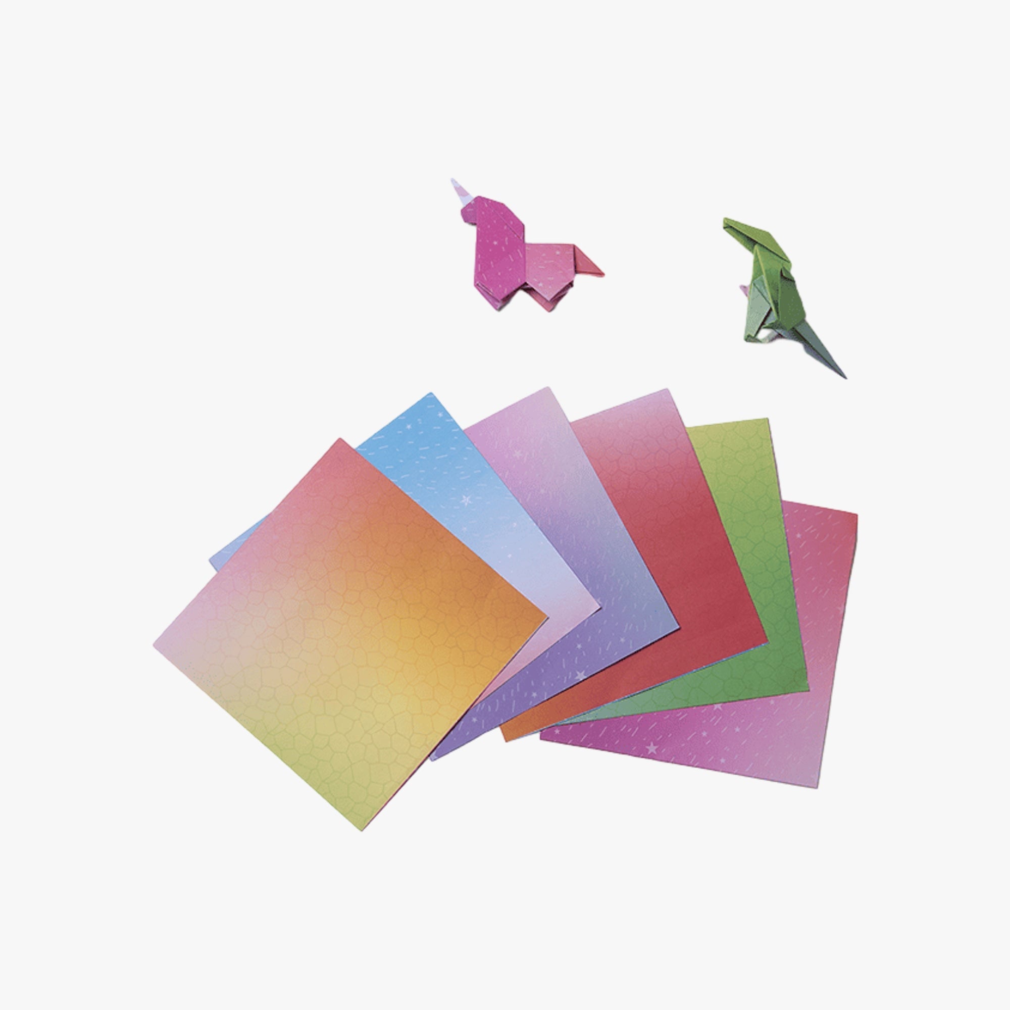 Livro dos Bichinhos de Origami Dinossauro e Unicórnio