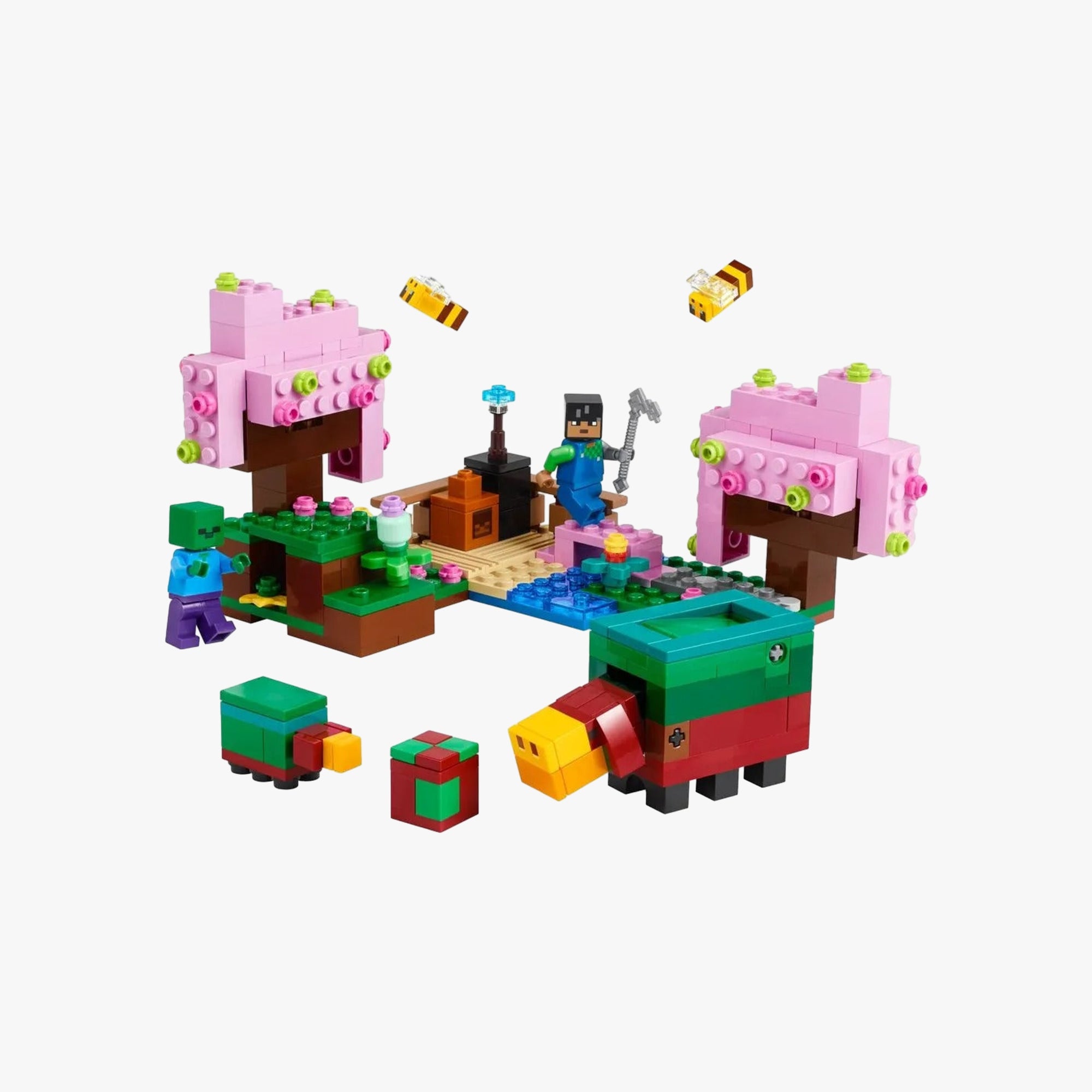 Lego Minecraft - O jardim em flor de cerejeira