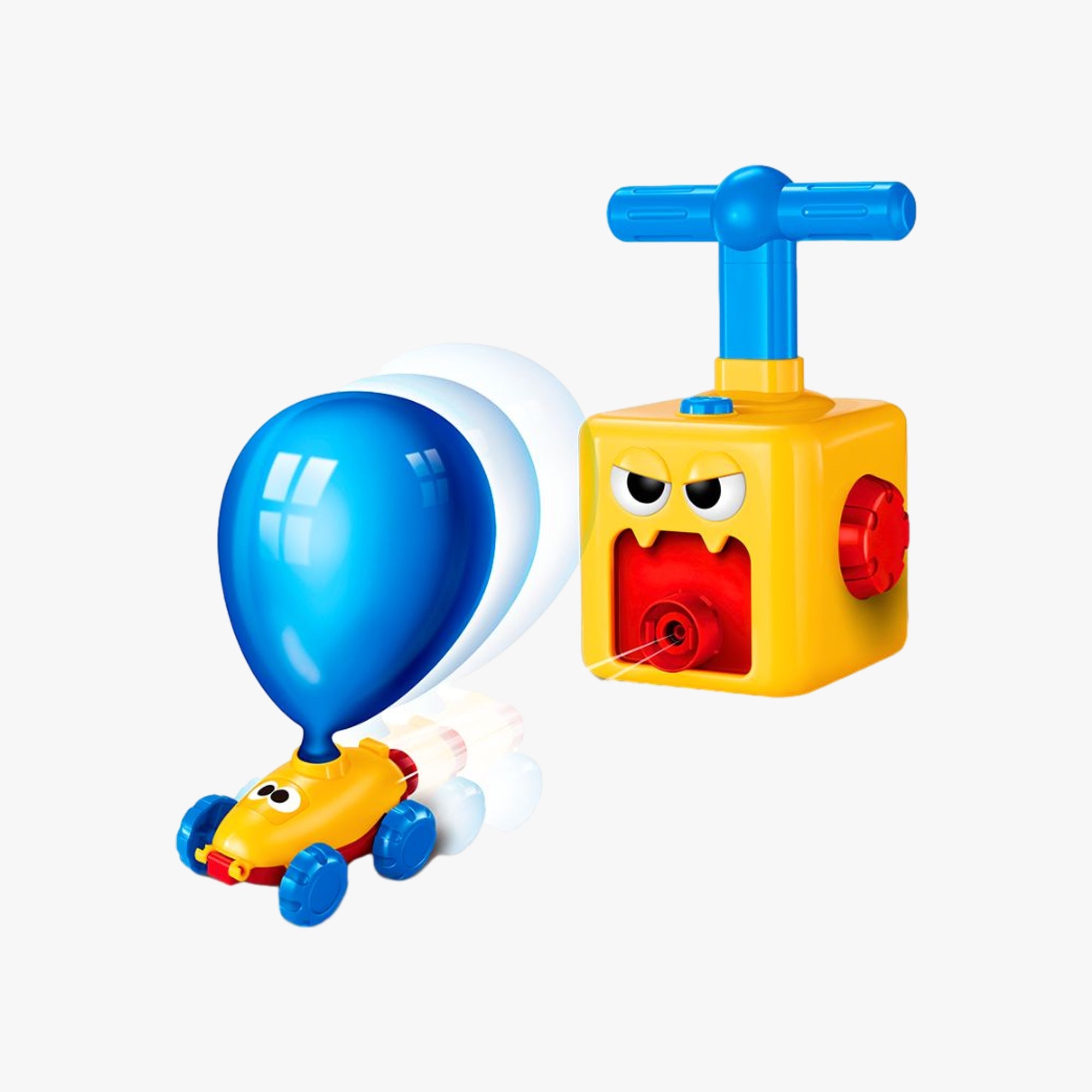 Brinquedo Bexiga Car Lançador 2 Carrinhos Balão