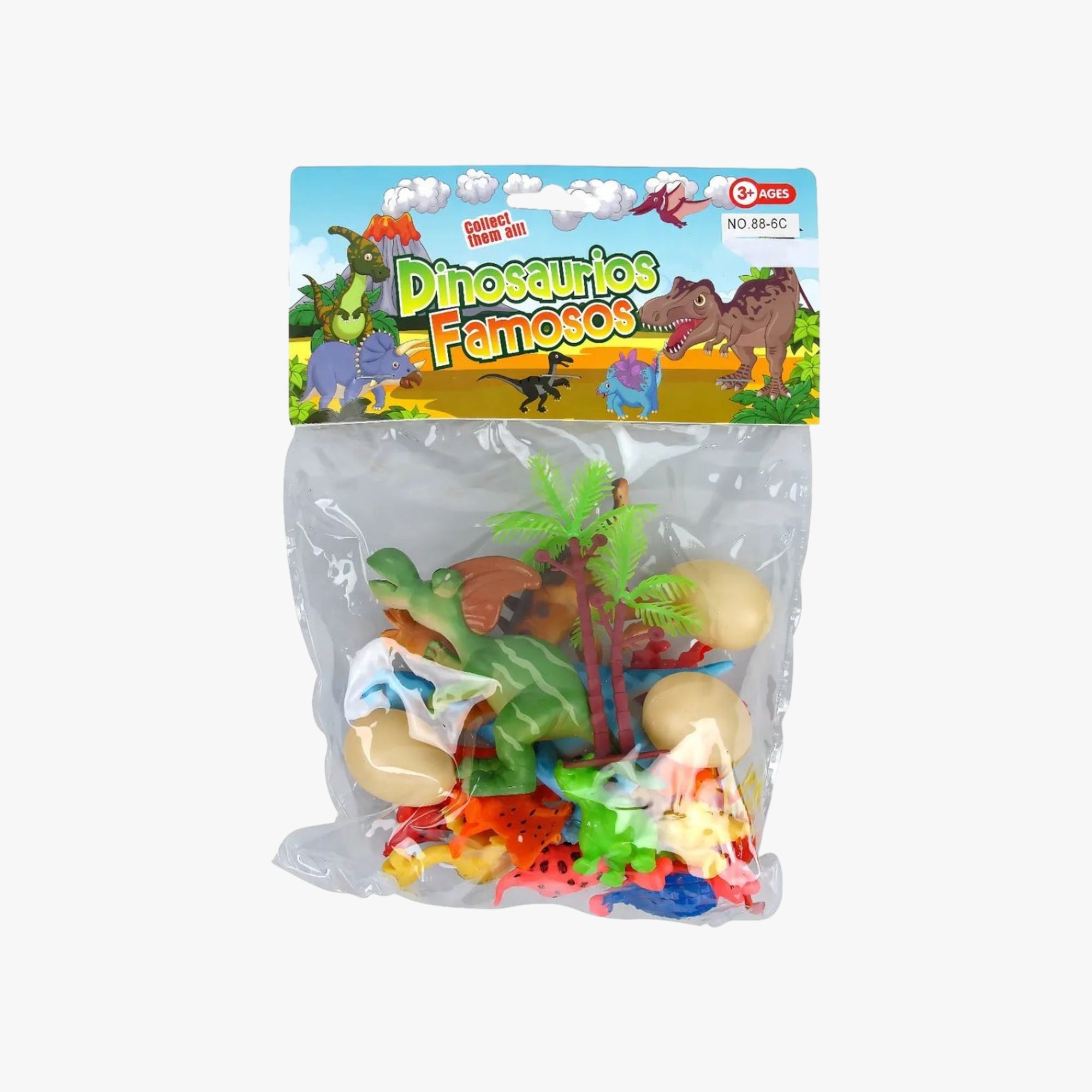 Kit de dinossauros jurássicos 18 peças