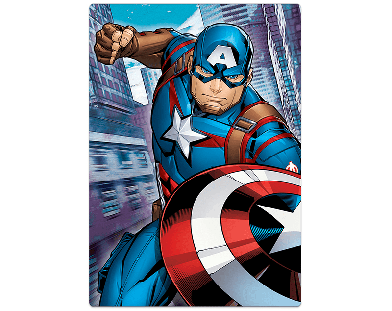 Quebra-Cabeça Capitão América Marvel 60 Peças