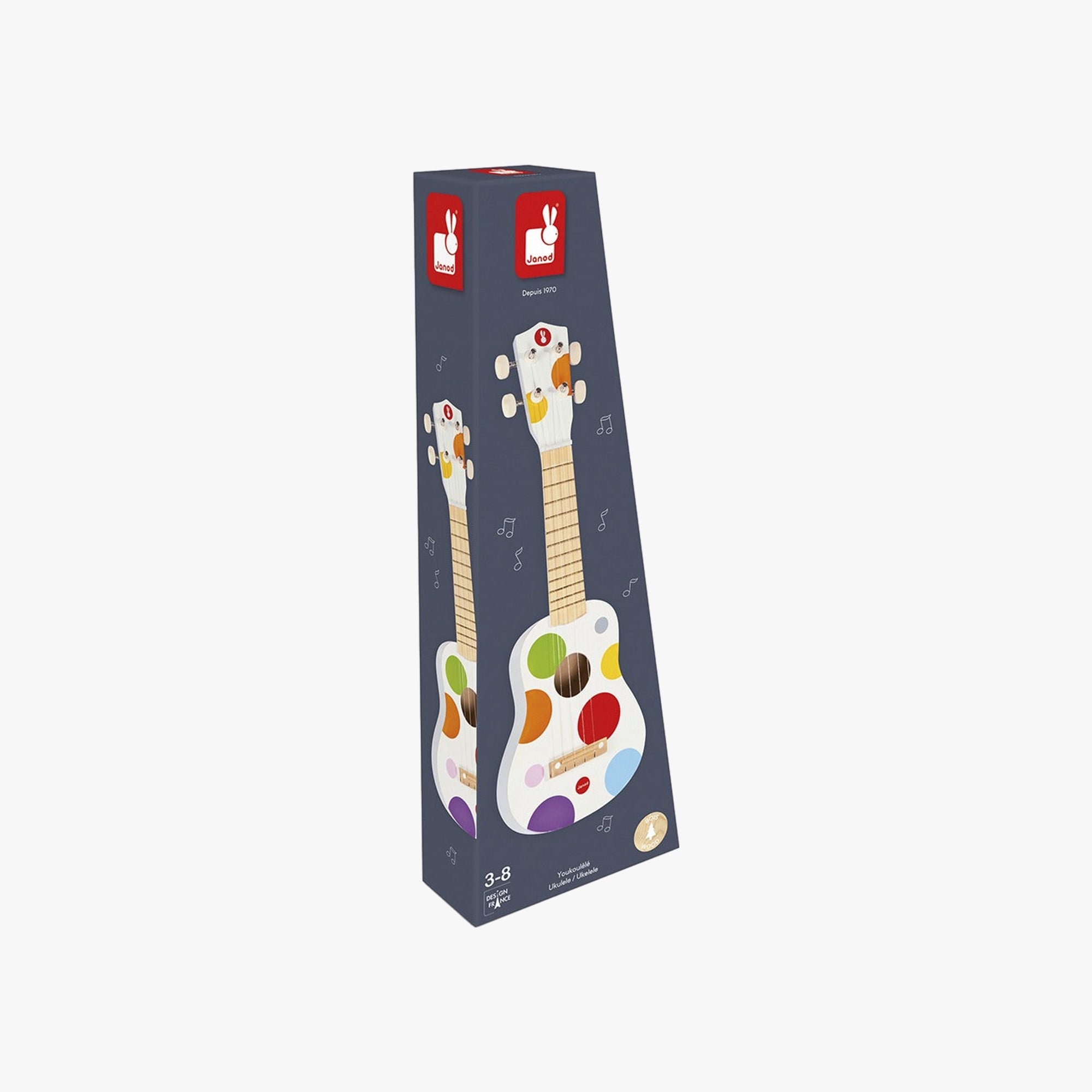 Brinquedo Instrumento Musical Ukulele Confetti