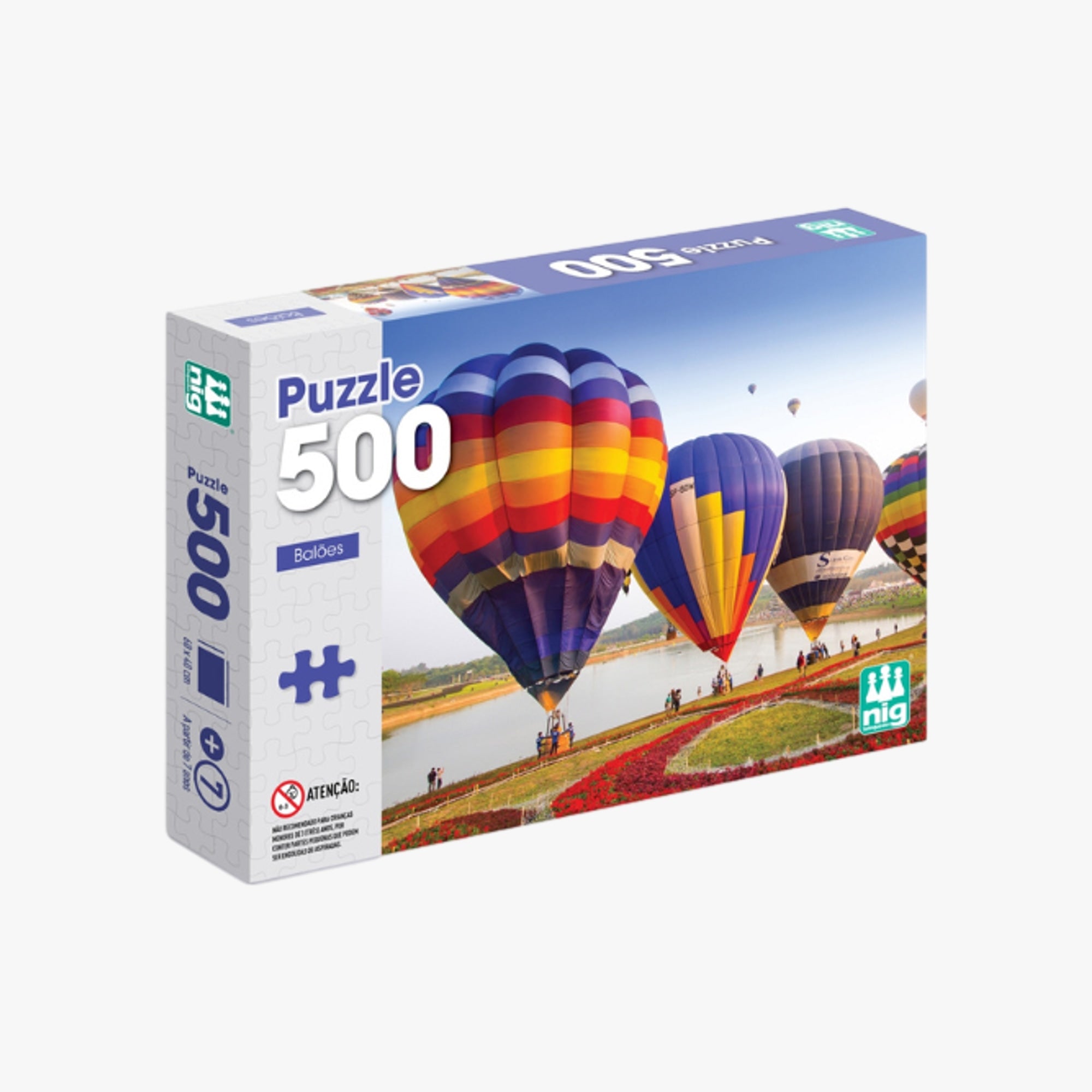 Quebra-Cabeça 500 Peças Balões Nig Brinquedos