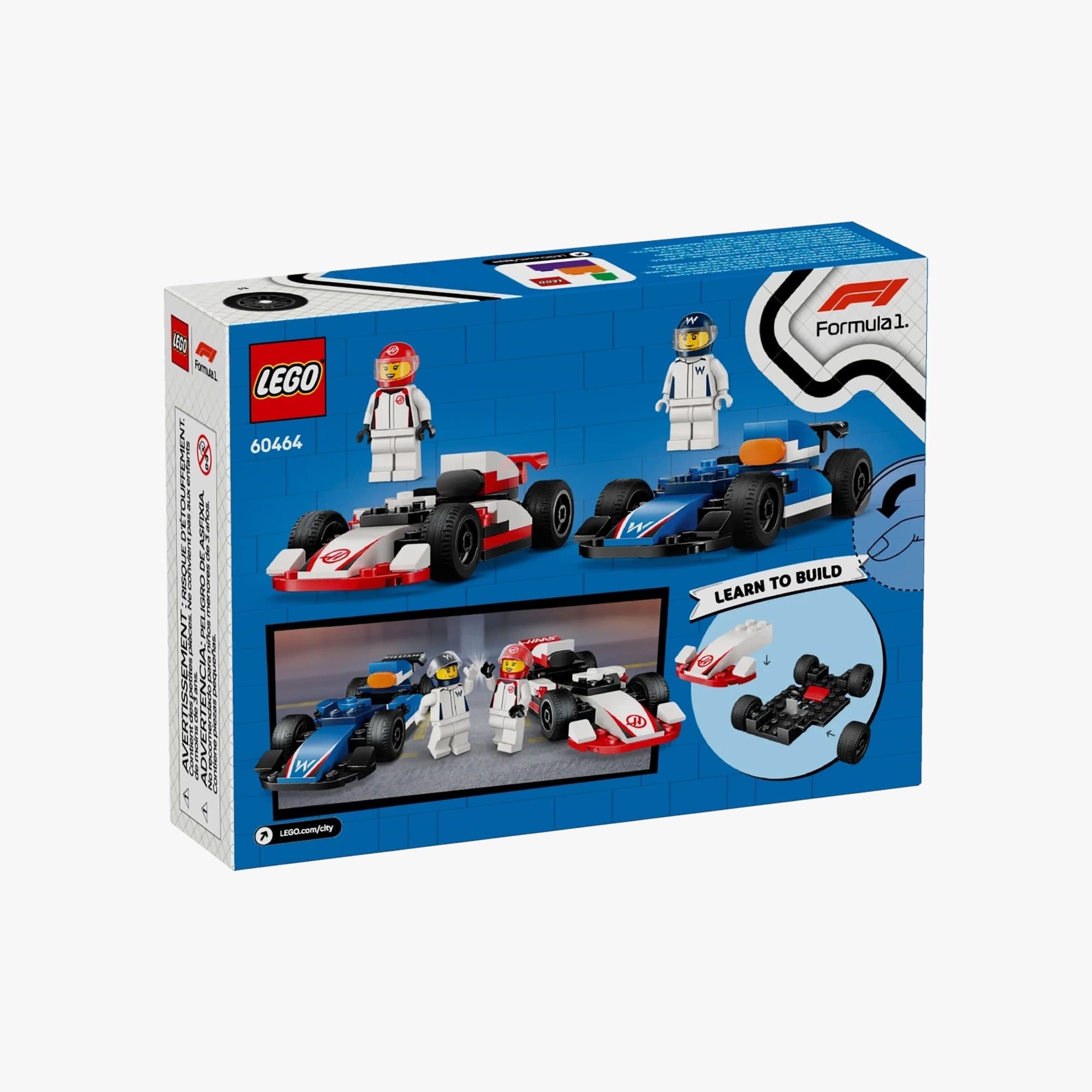 Lego Carros da Williams Racing e Haas F1