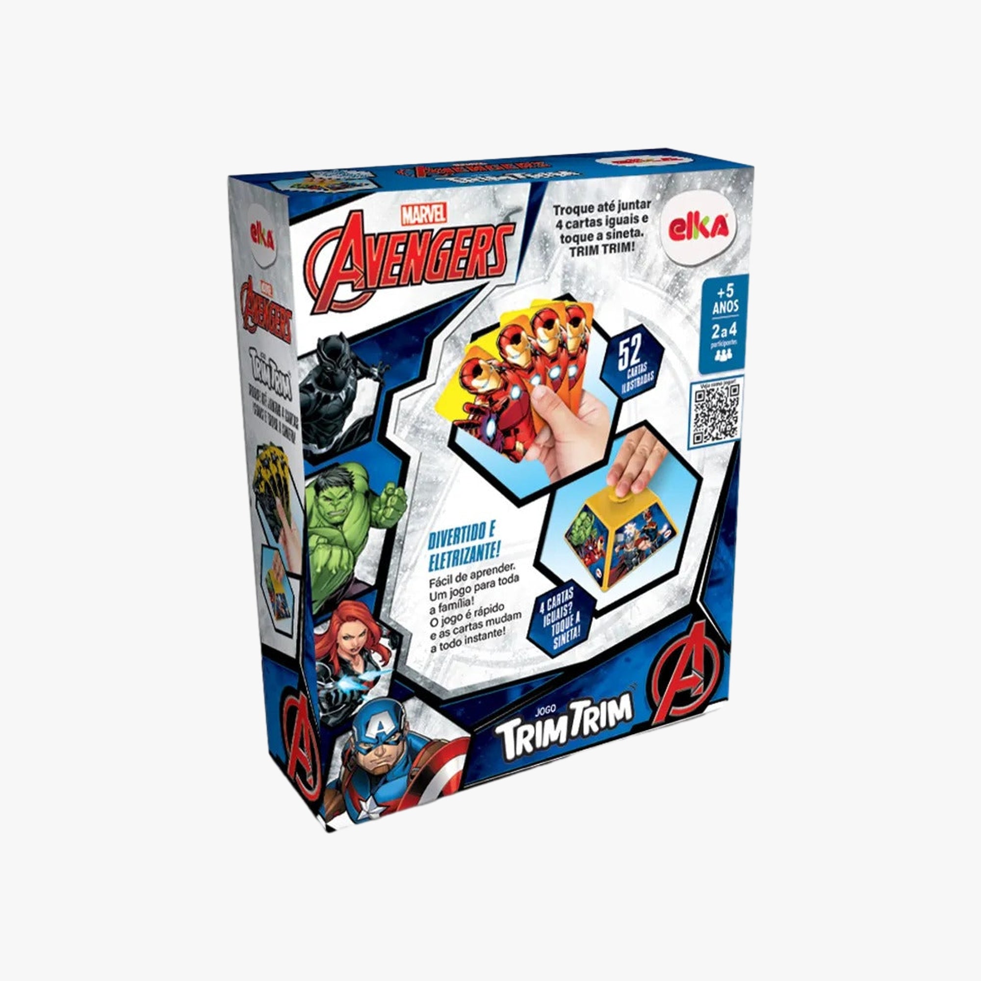 Jogo De Cartas Vingadores Trim Trim
