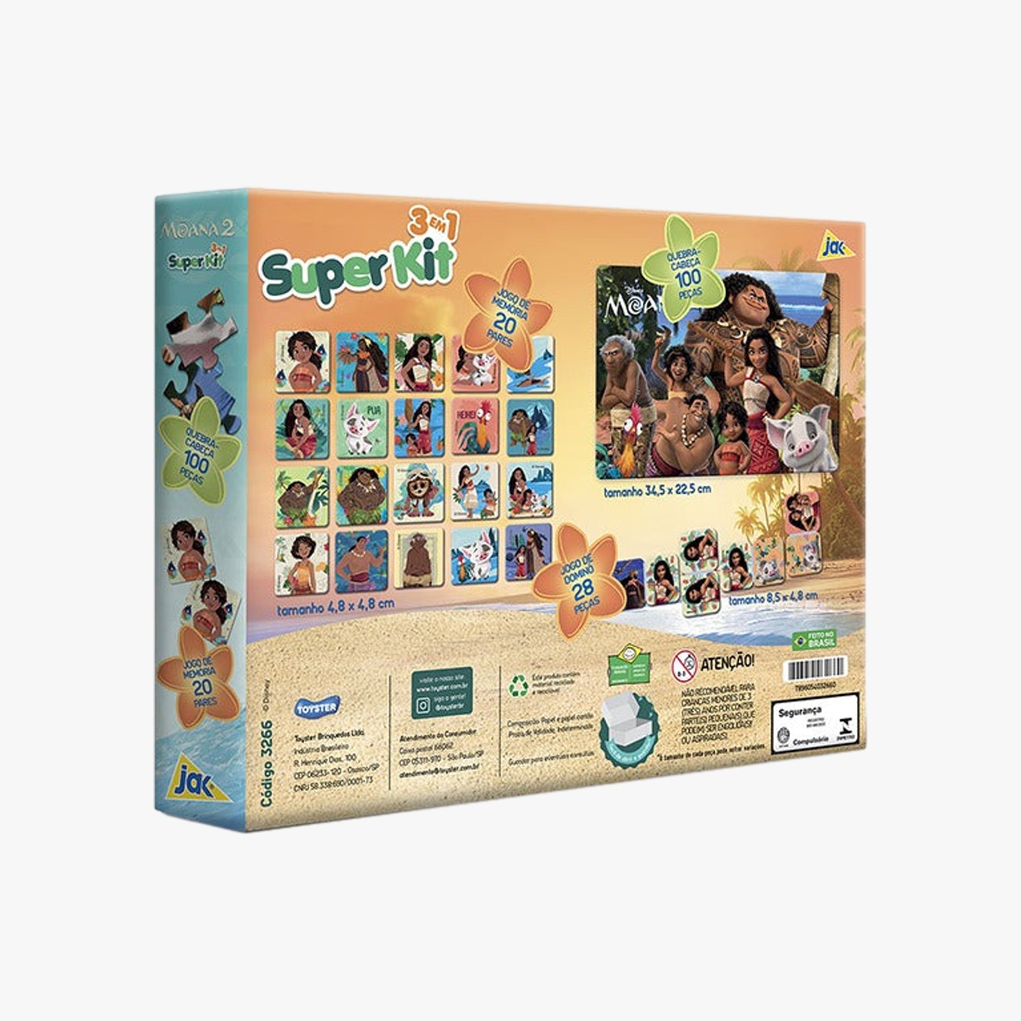 Super Kit da Moana Junior 3 em 1