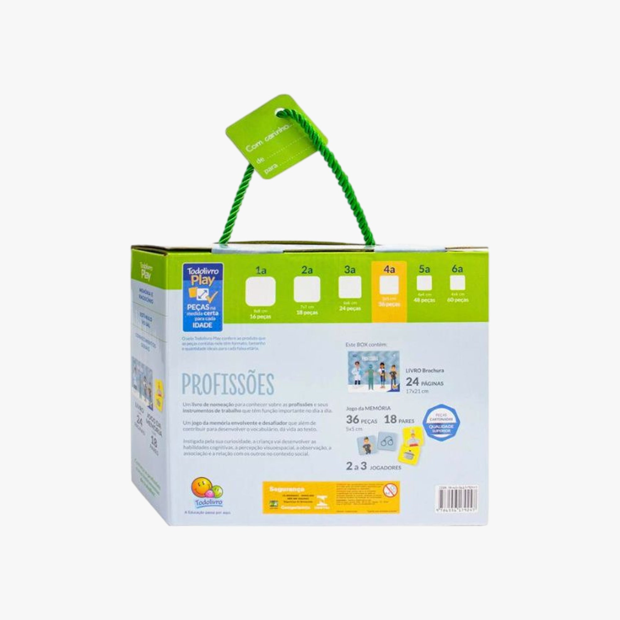 Kit Jogo da Memória e Livro Profissões