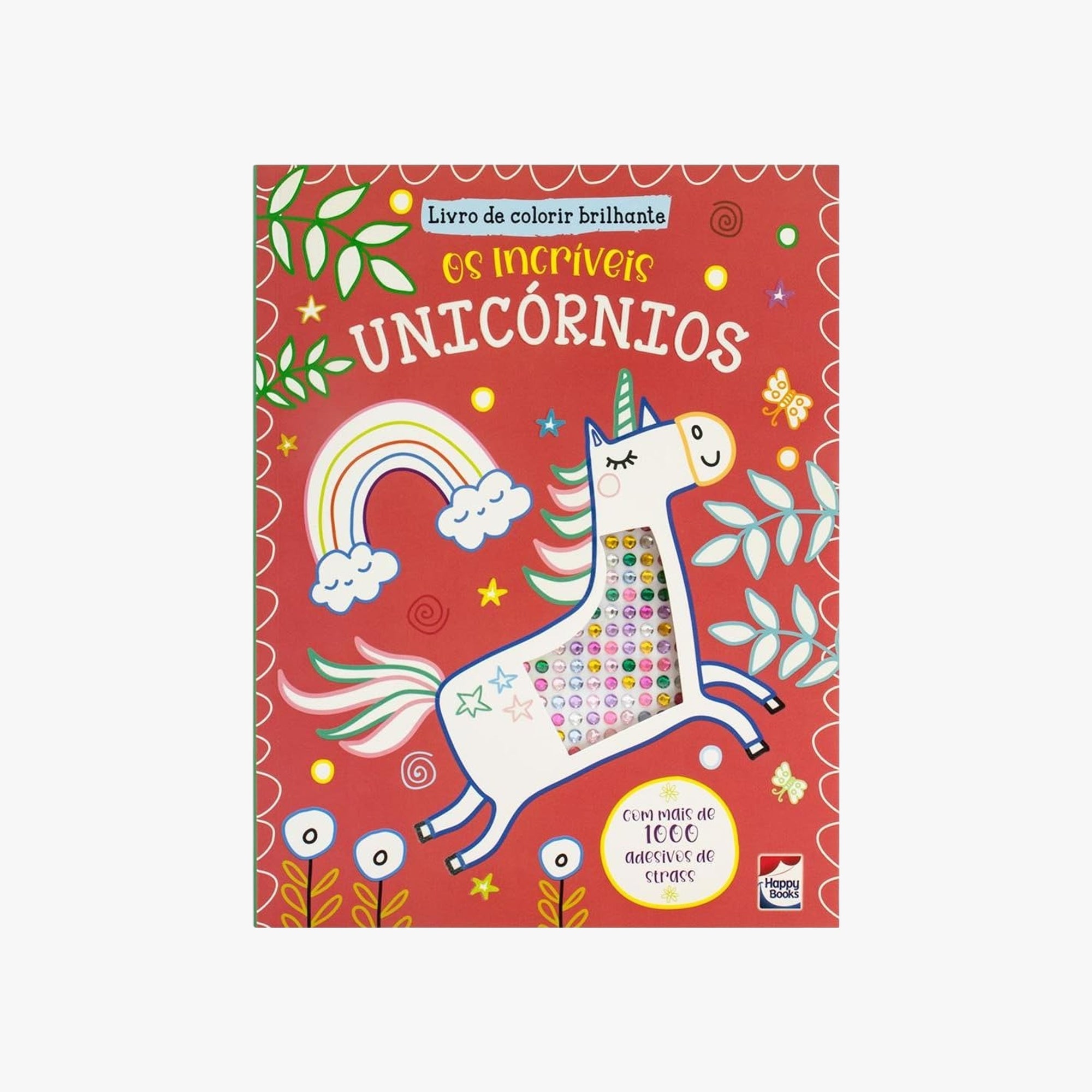 Livro de Colorir Brilhante Unicórnios