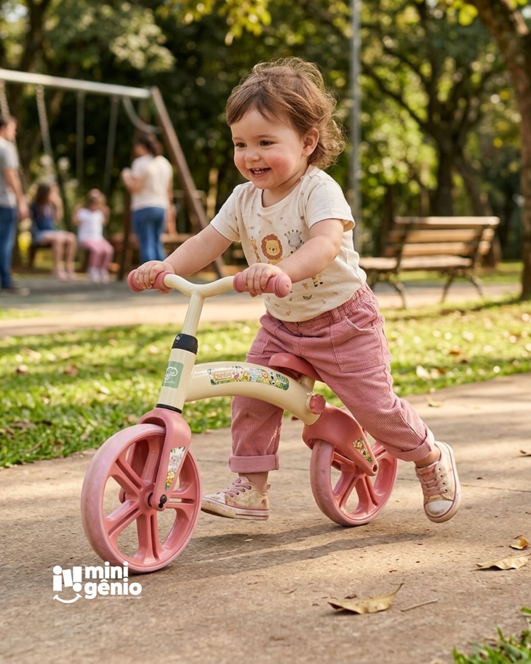 Bicicleta Balance Baby Safari Goiaba