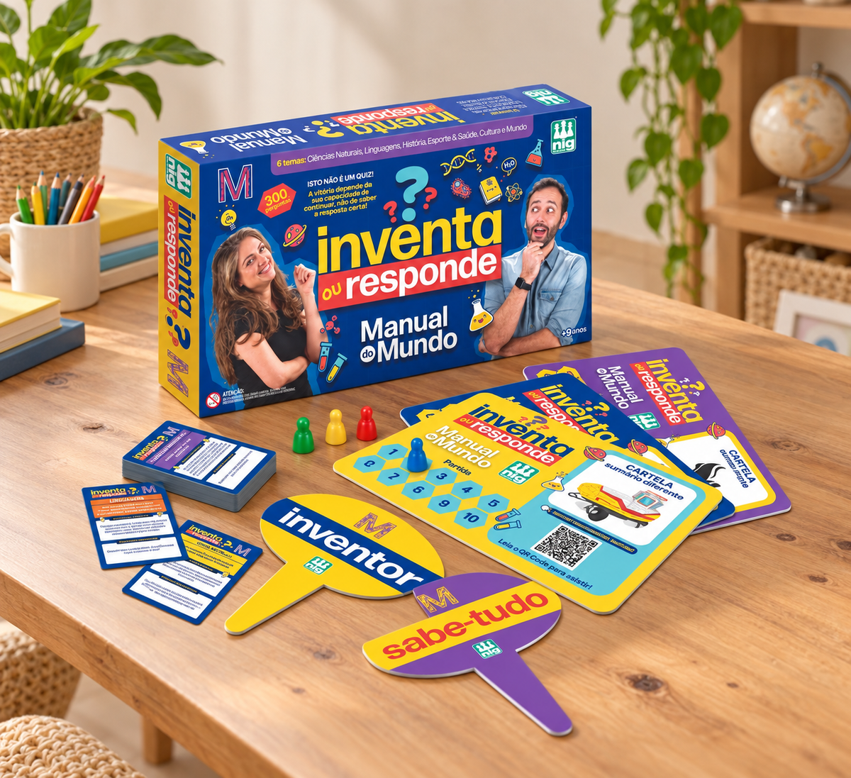 Jogo Inventa ou Responde Manual do Mundo