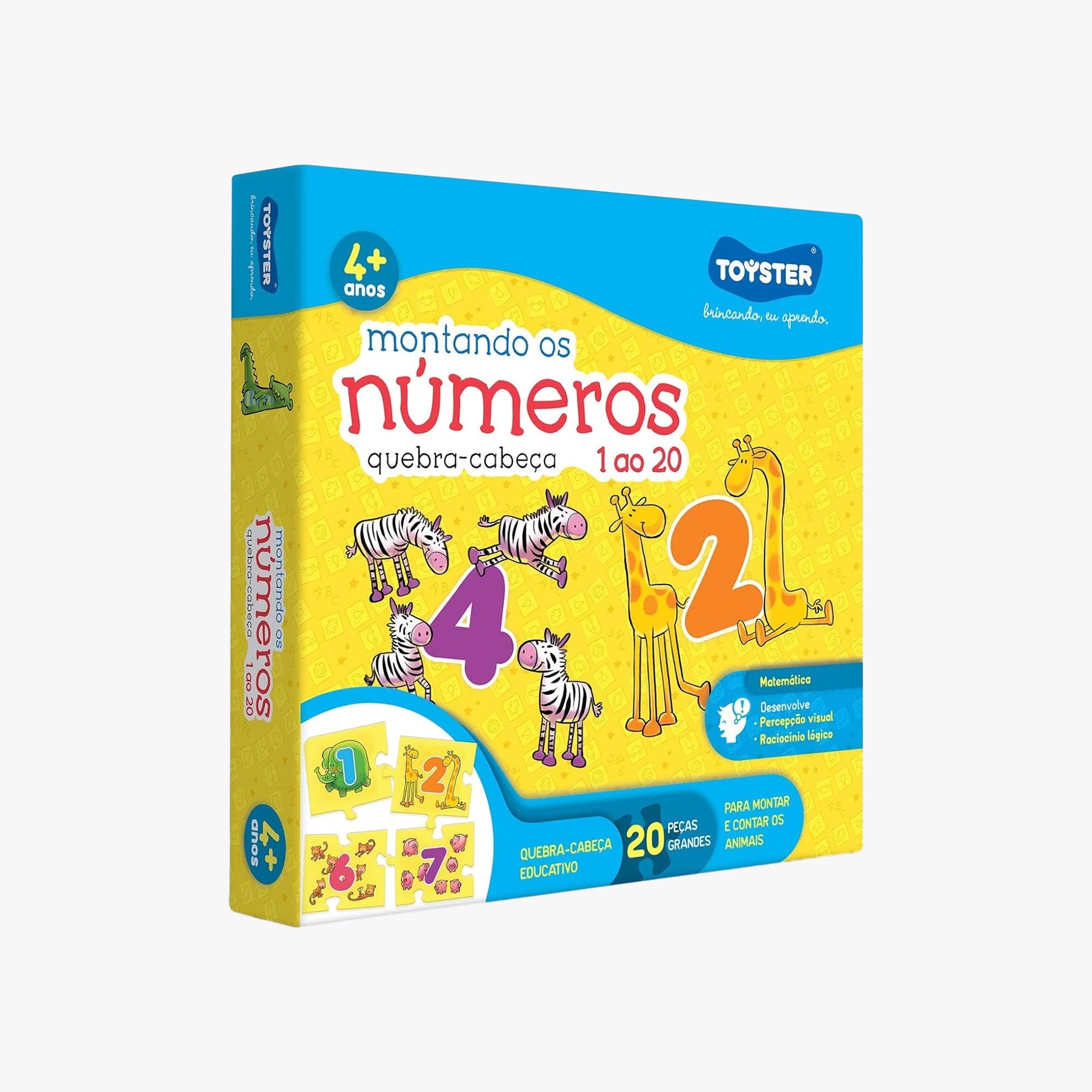 Quebra-Cabeça Montando Número 1 ao 20