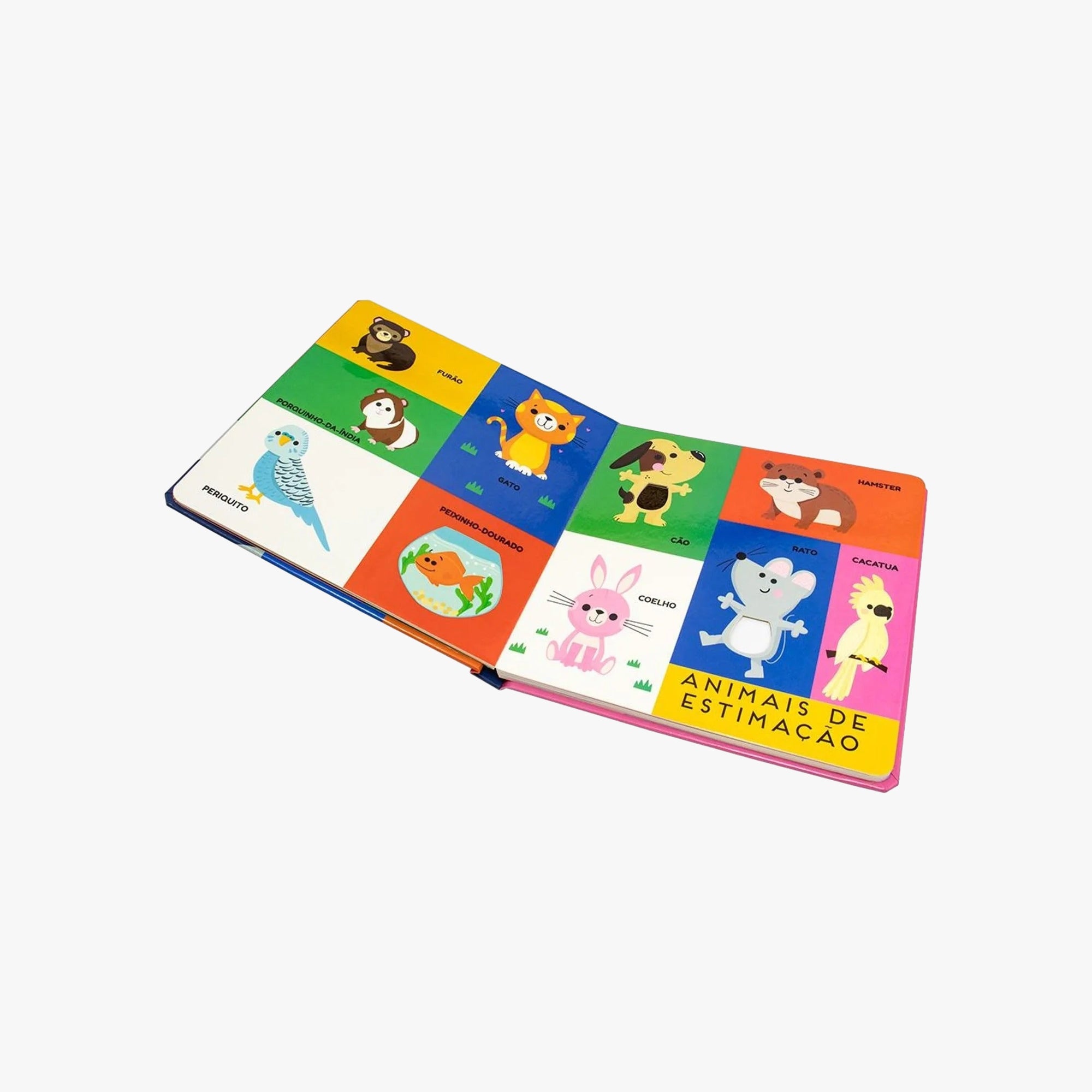 Livro 100 Primeiras Palavras Toque e Sinta Animais