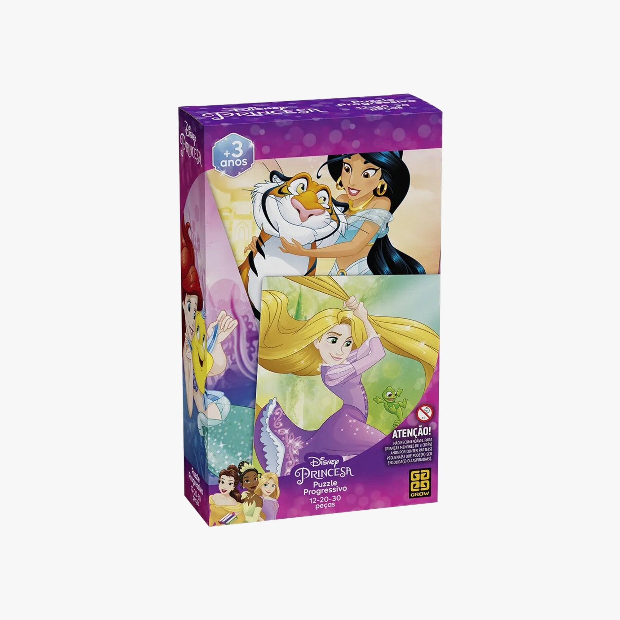 Quebra-Cabeça Infantil Progressivo das Princesas